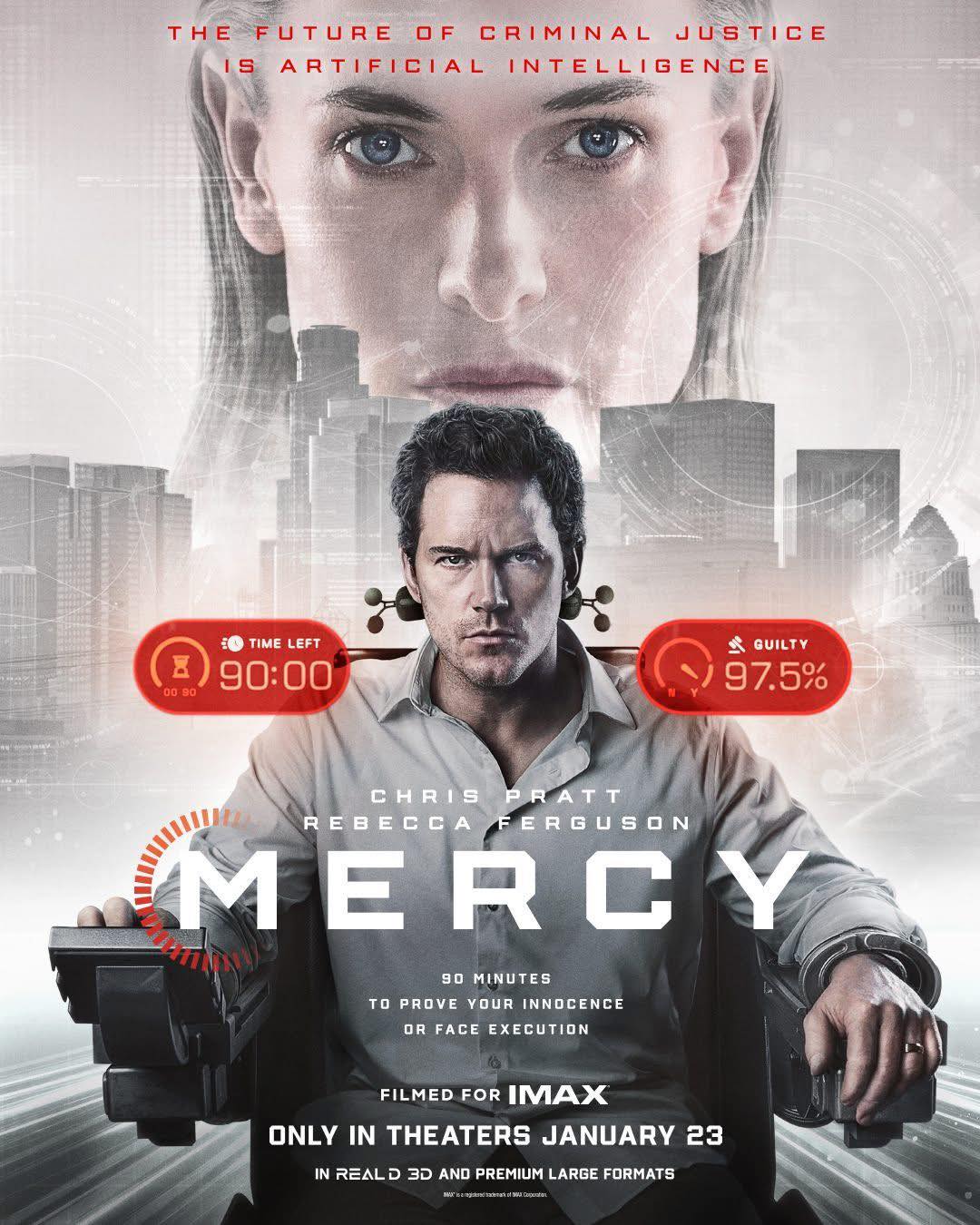 Movie - 🎬 Title: #Mercy 📅 Premiere Date: 23 January 2026 (US theatrical ...