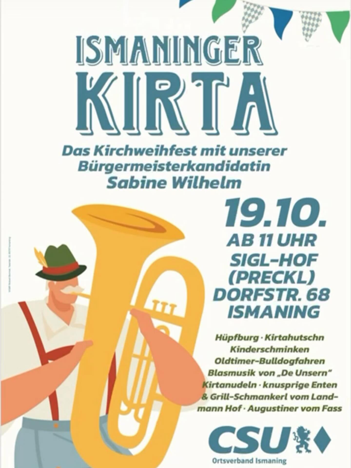 Kirtafest, CSU Ortsverband Ismaning