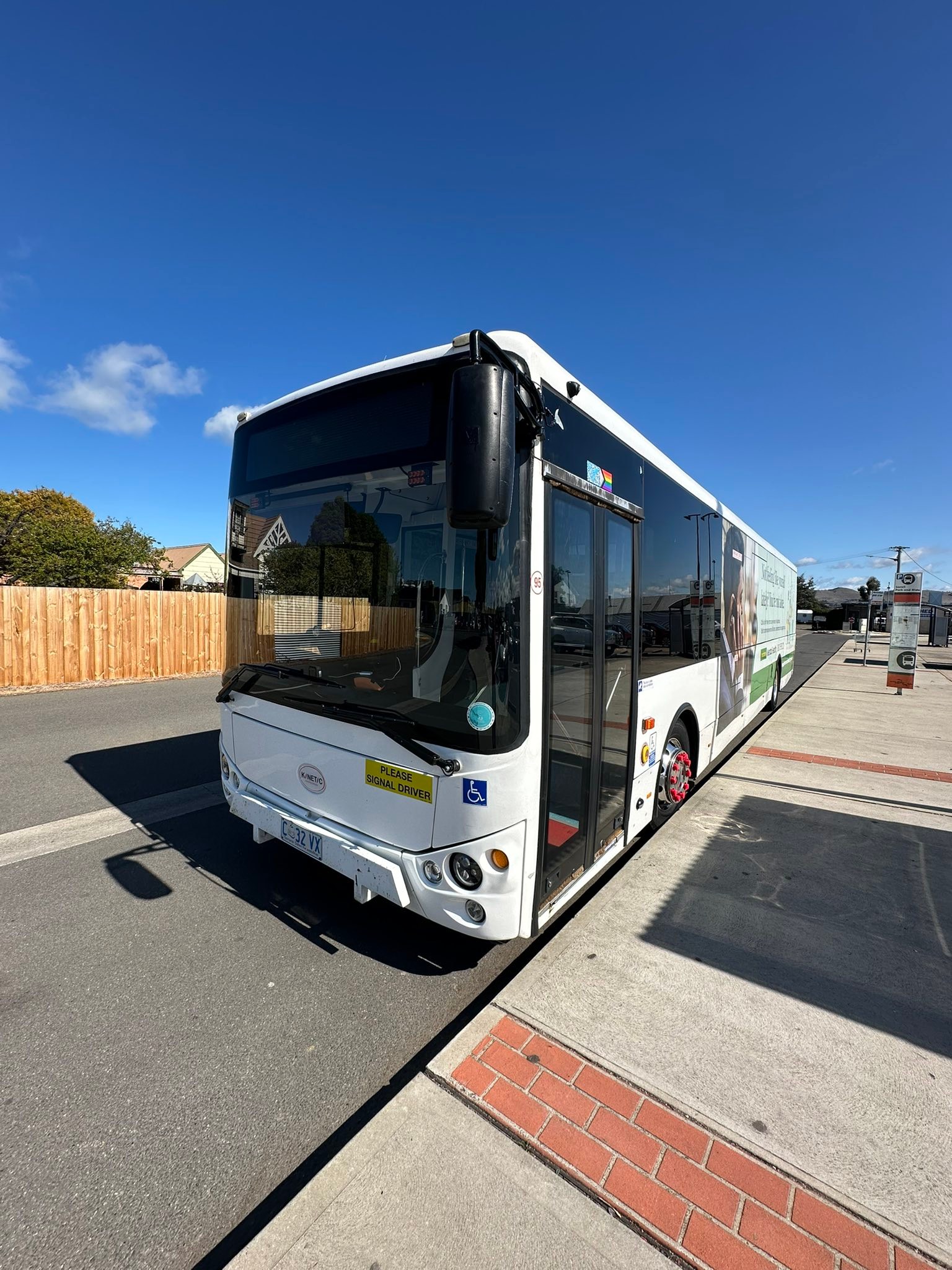 Tasmanian buses | Kinetic bus 95 located this morning at Sorell Station ...