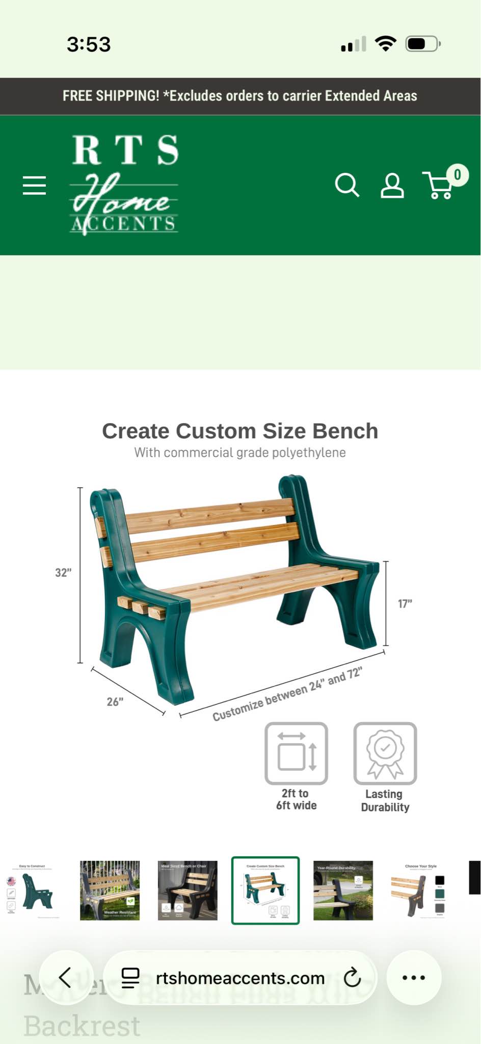 Wedco Bench - Outdoor Chairs, Benches & Swings - Beavercreek, Ohio ...