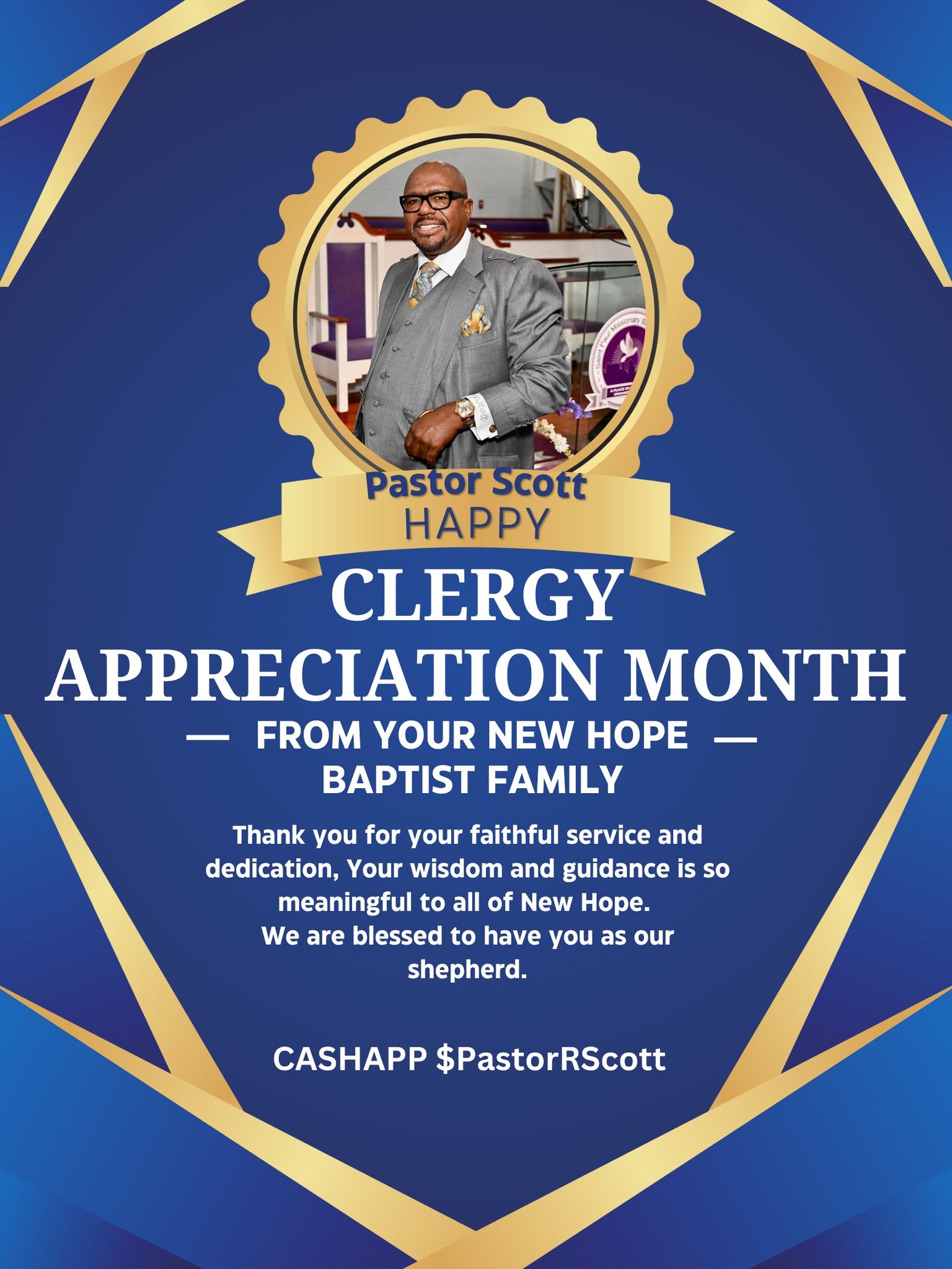 Pastor Ricky Scott... - New Hope Missionary Baptist Church | Facebook