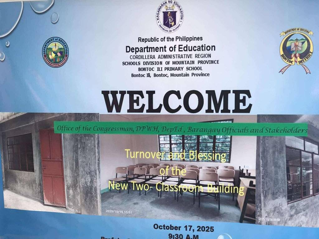 Blessing of Our New Classrooms!... - DepEd Tayo Bontoc Ili PS | Facebook