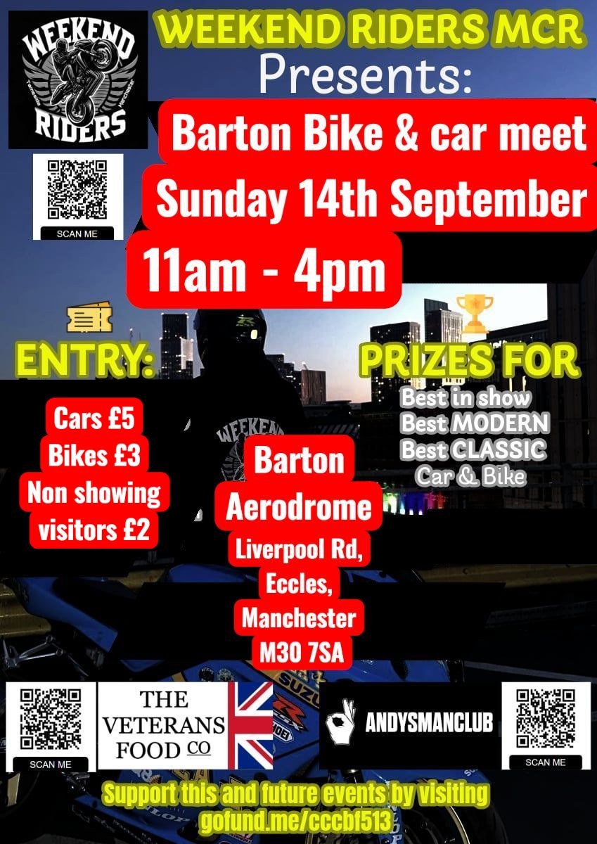 Weekend Riders MCR Charity Bike and Car Meet