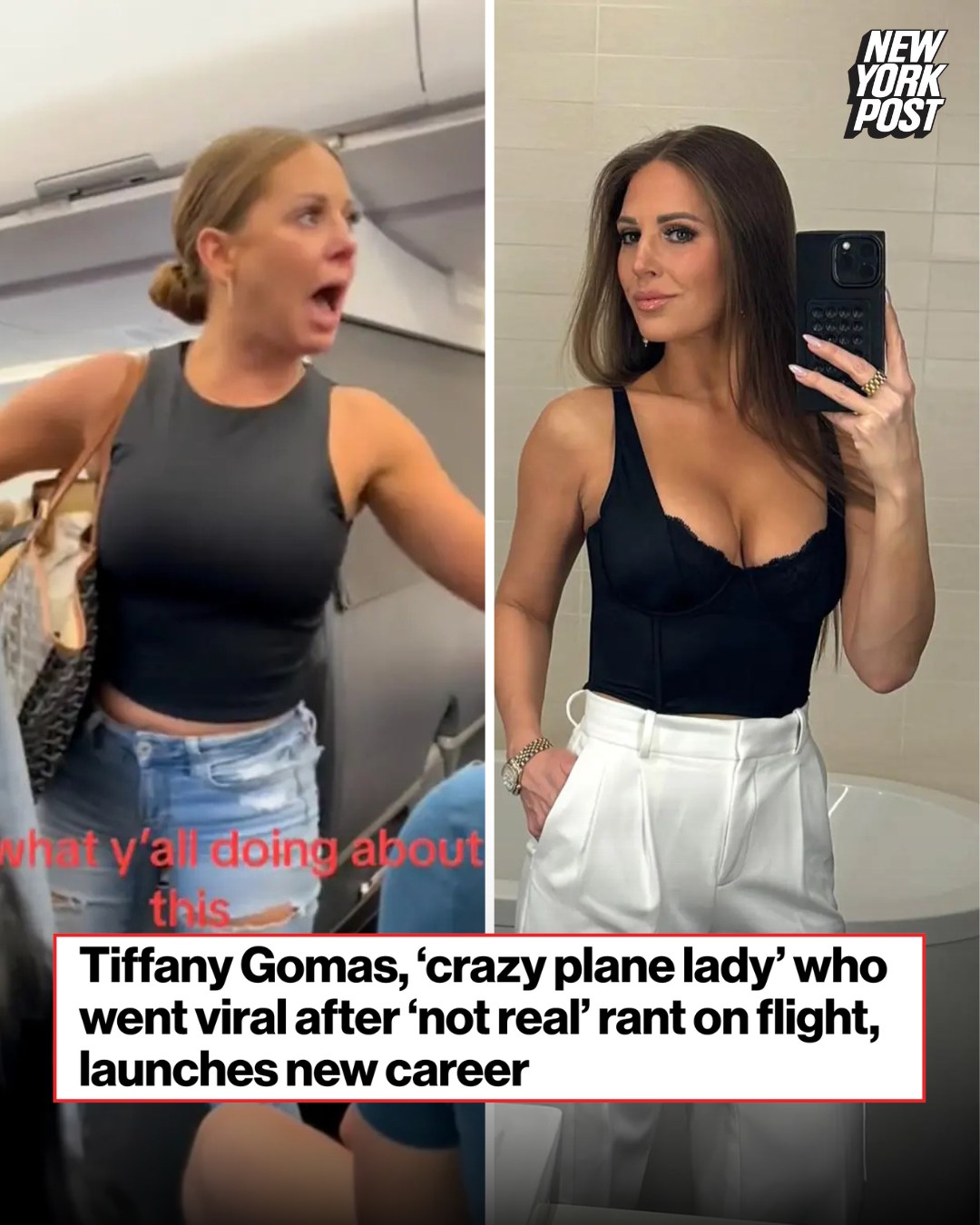 New Tiffany Gomas, whose notoriety took flight after she had a caught