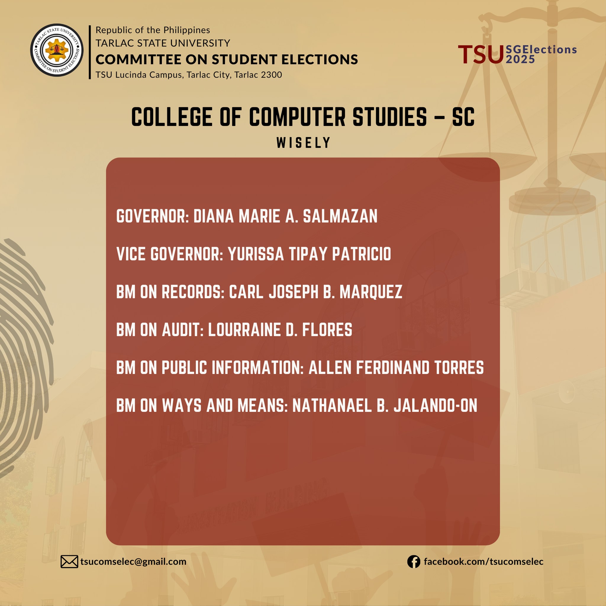 TSU - Committee on... - TSU - Committee on Student Elections