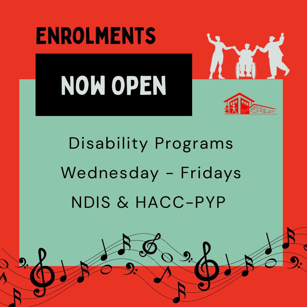 Rosanna - Enrolments now open for Term 3 Disability Programs. A variety ...