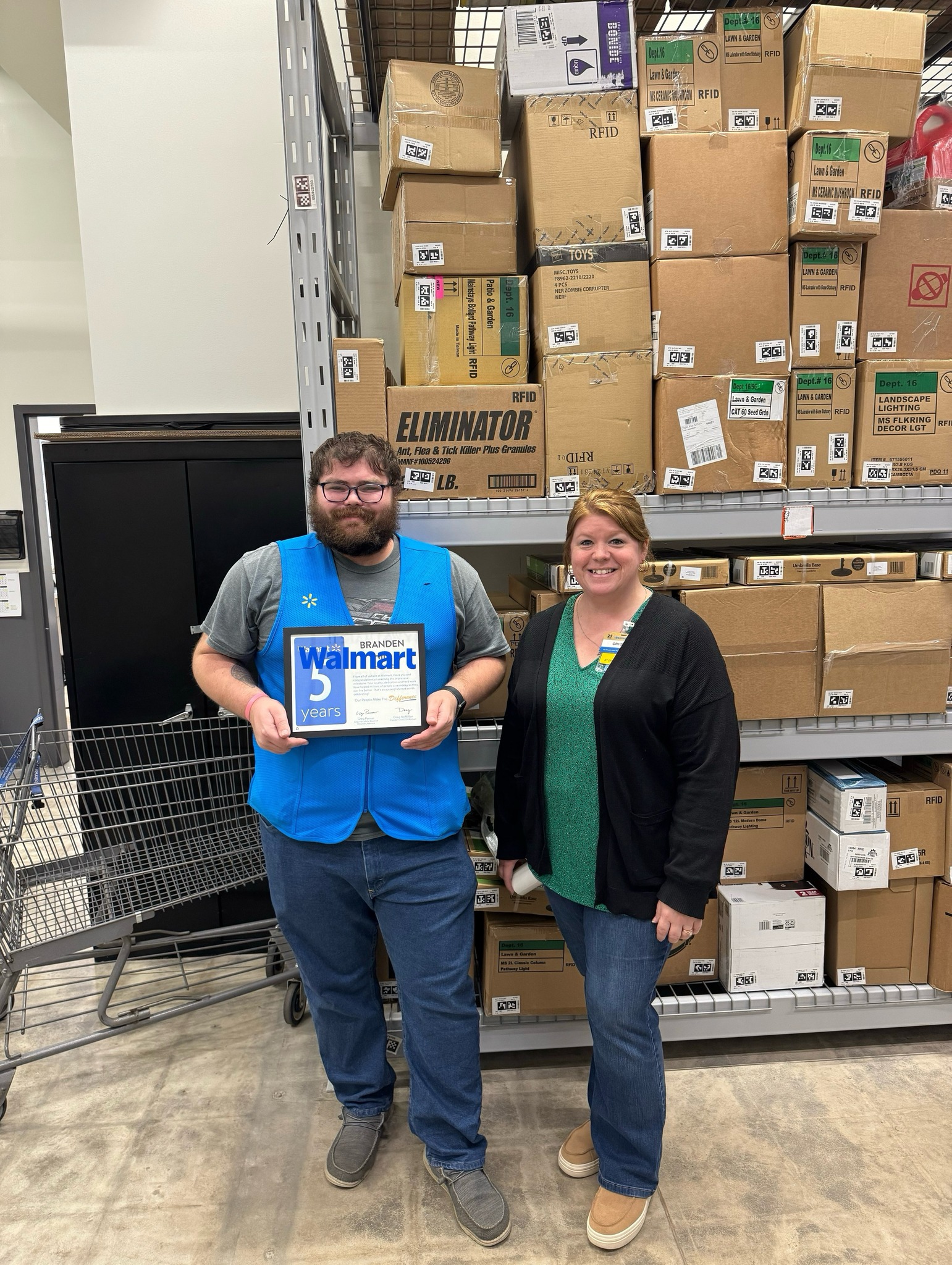 Congratulations to our very own Branden at 1820 for his 5 year 