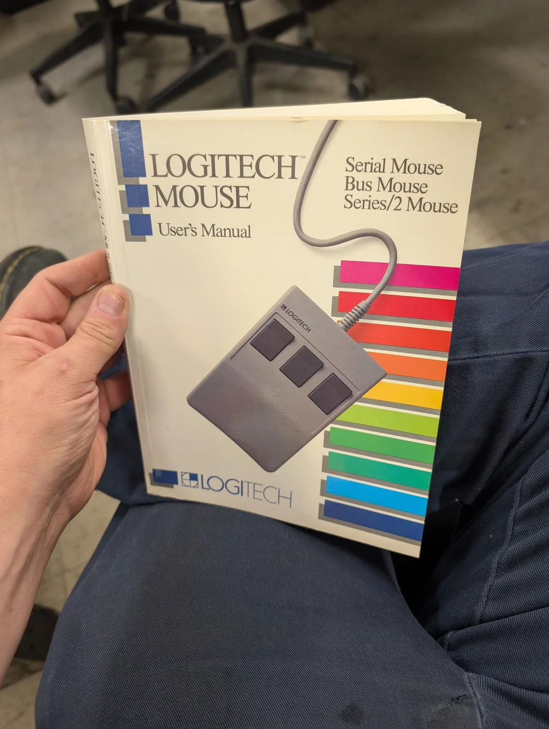 This 200+ page instruction manual for a mouse from 1988.