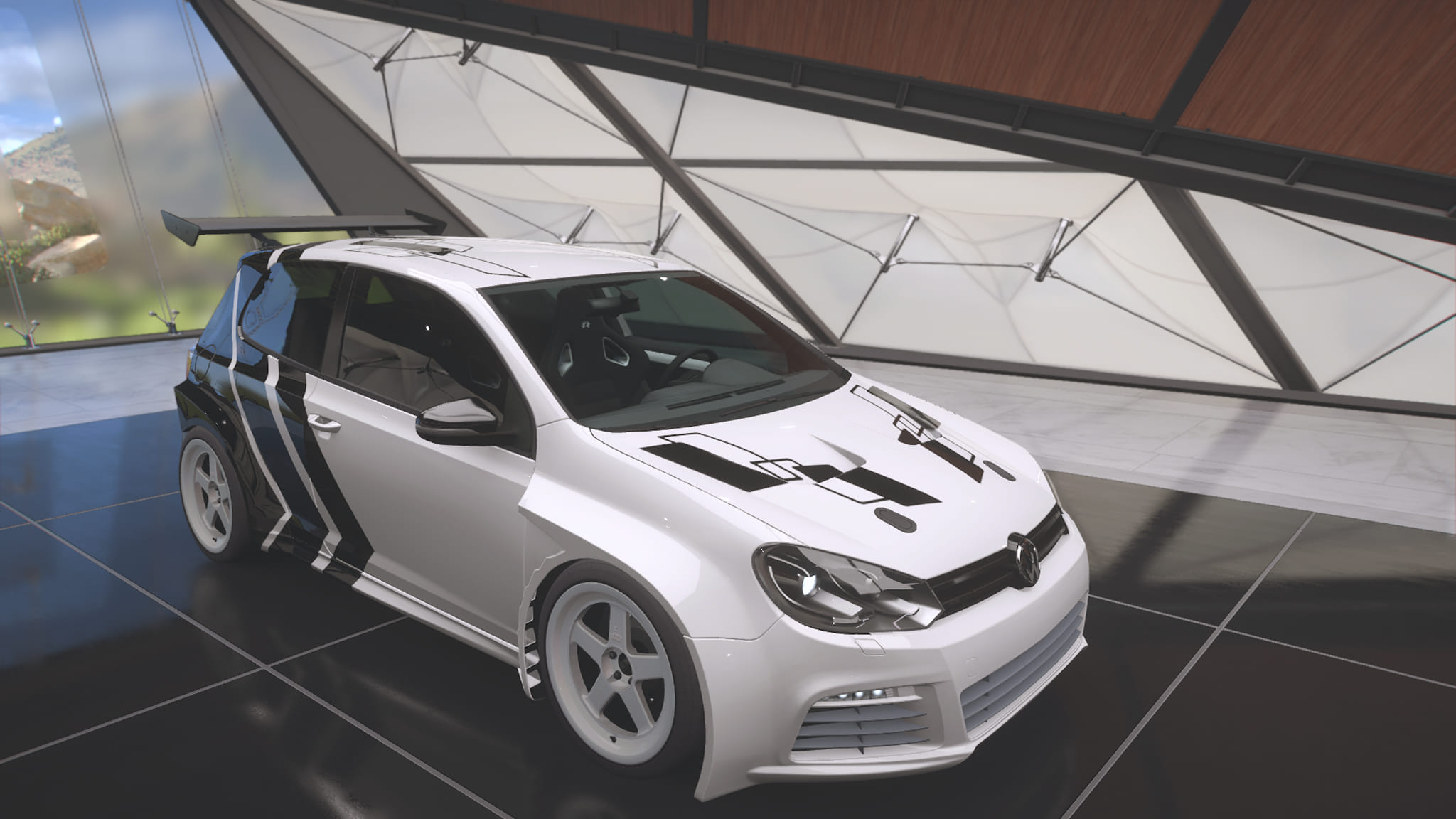 voomeran製レーシングセンターパイプ VWゴルフ6 GTI
