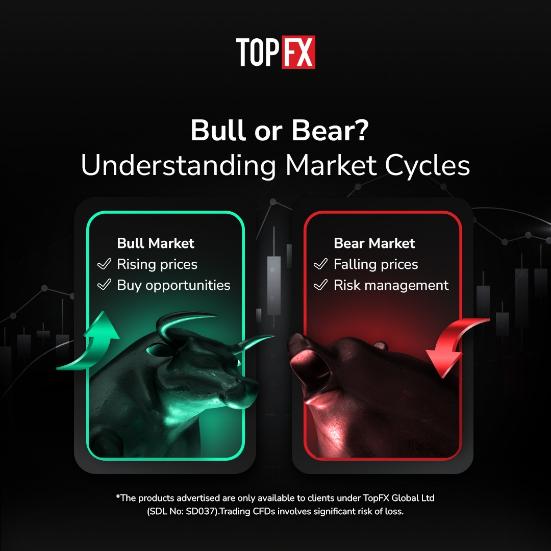 TopFX - 📈 Bull or Bear? Understanding Market Cycles 📉 Markets move in ...