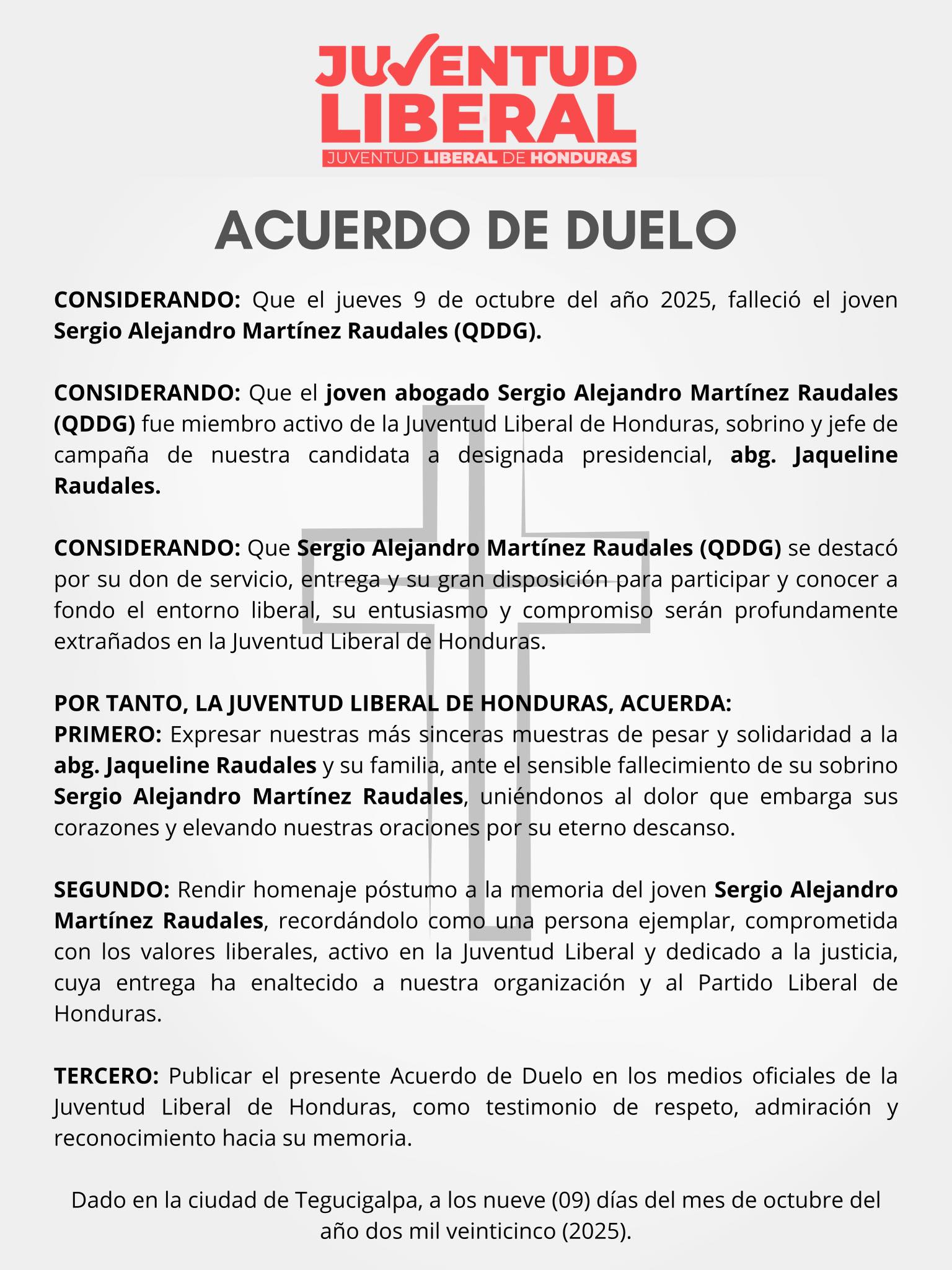 Juventud - La Juventud Liberal de Honduras lamenta profundamente el ...
