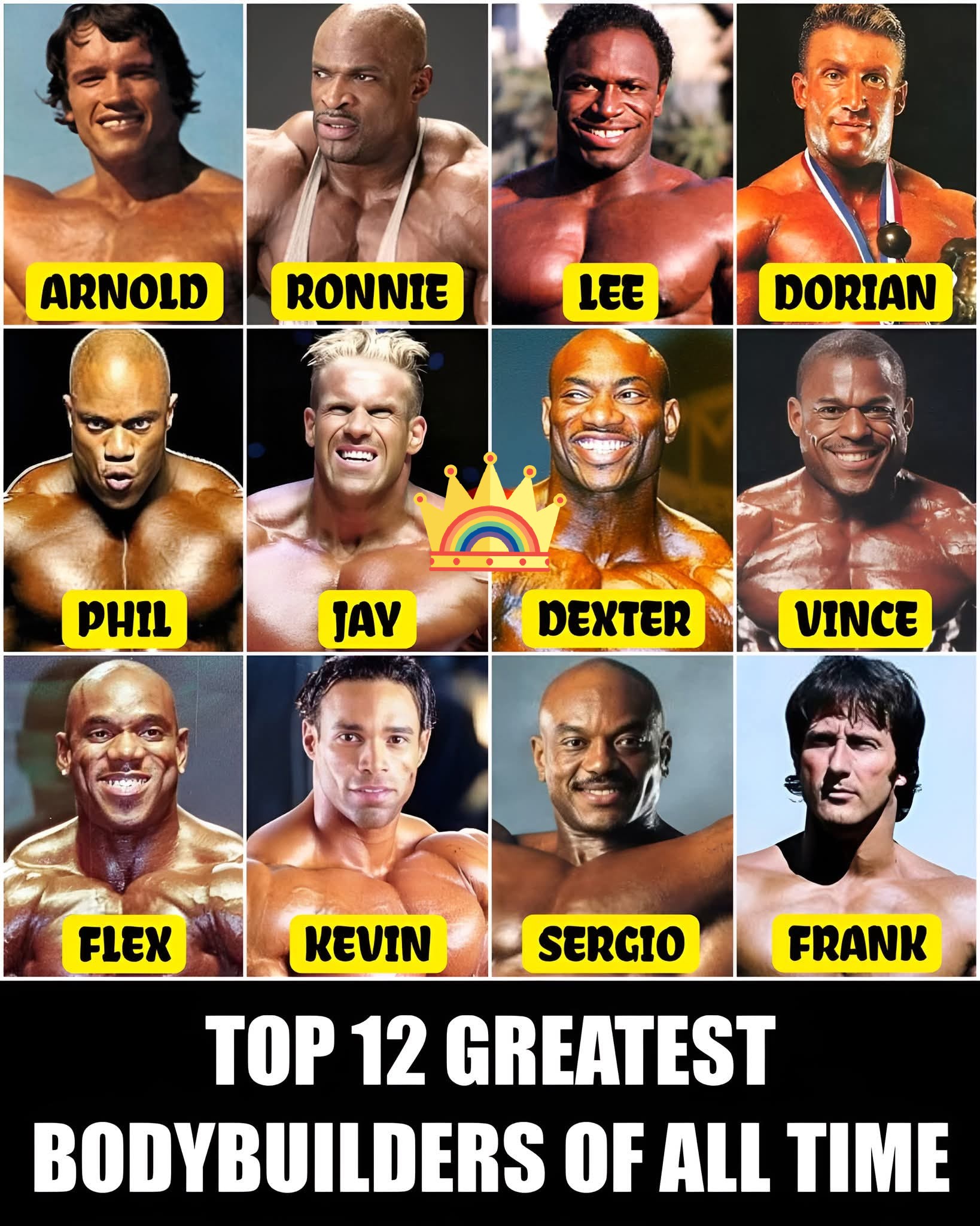 Body - Top 12 Greatest Bodybuilders of All Time 💪🏆 | Facebook