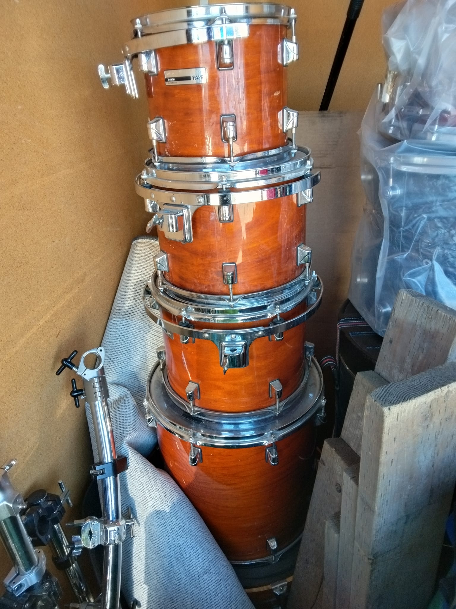 Sakae Almighty Maple 22” 3pc Drum Kit - Lake Placid Blue | Used 