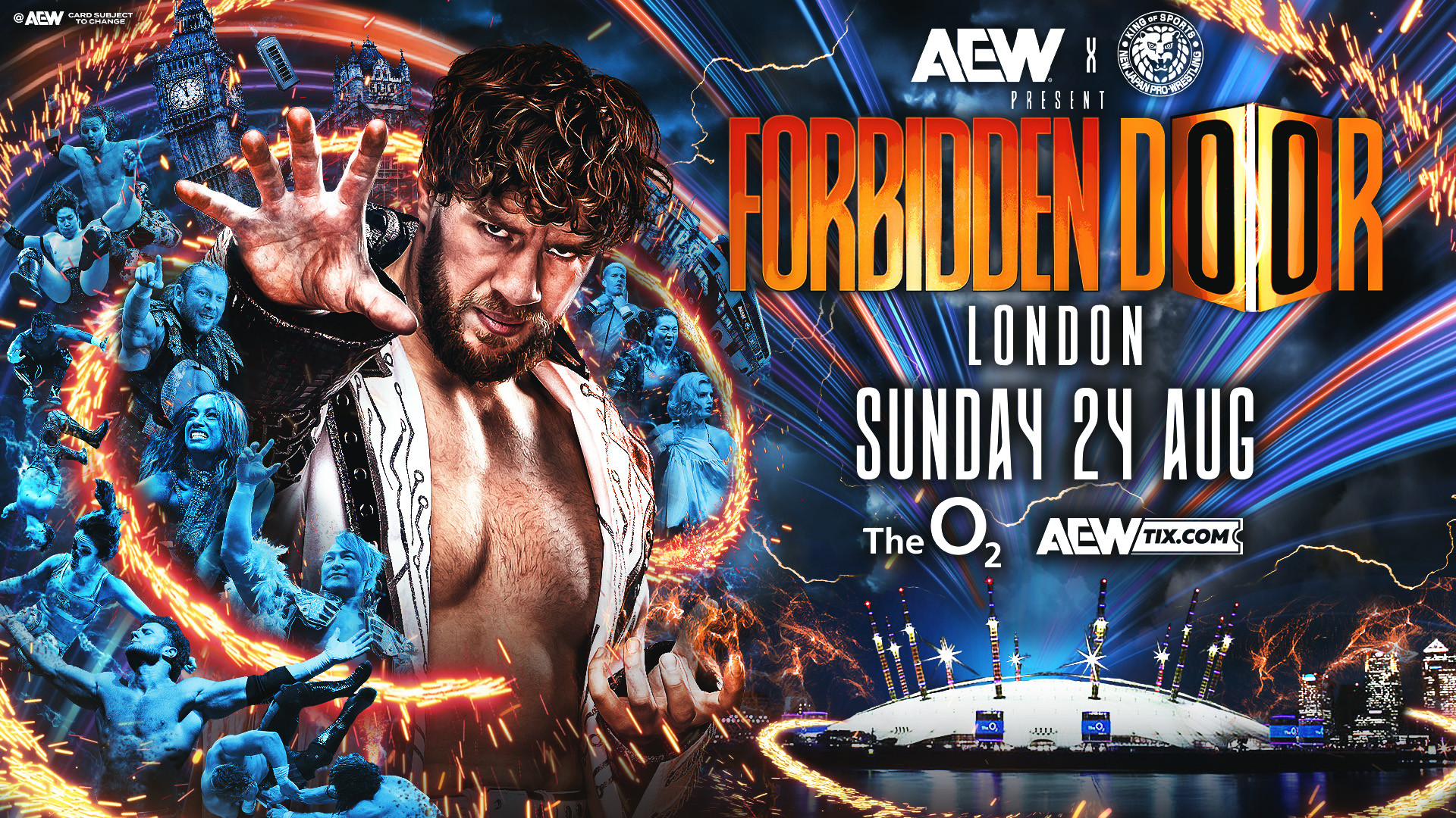 Cultaholic - Advance ticket sales for AEW Forbidden Door in London's O2 ...