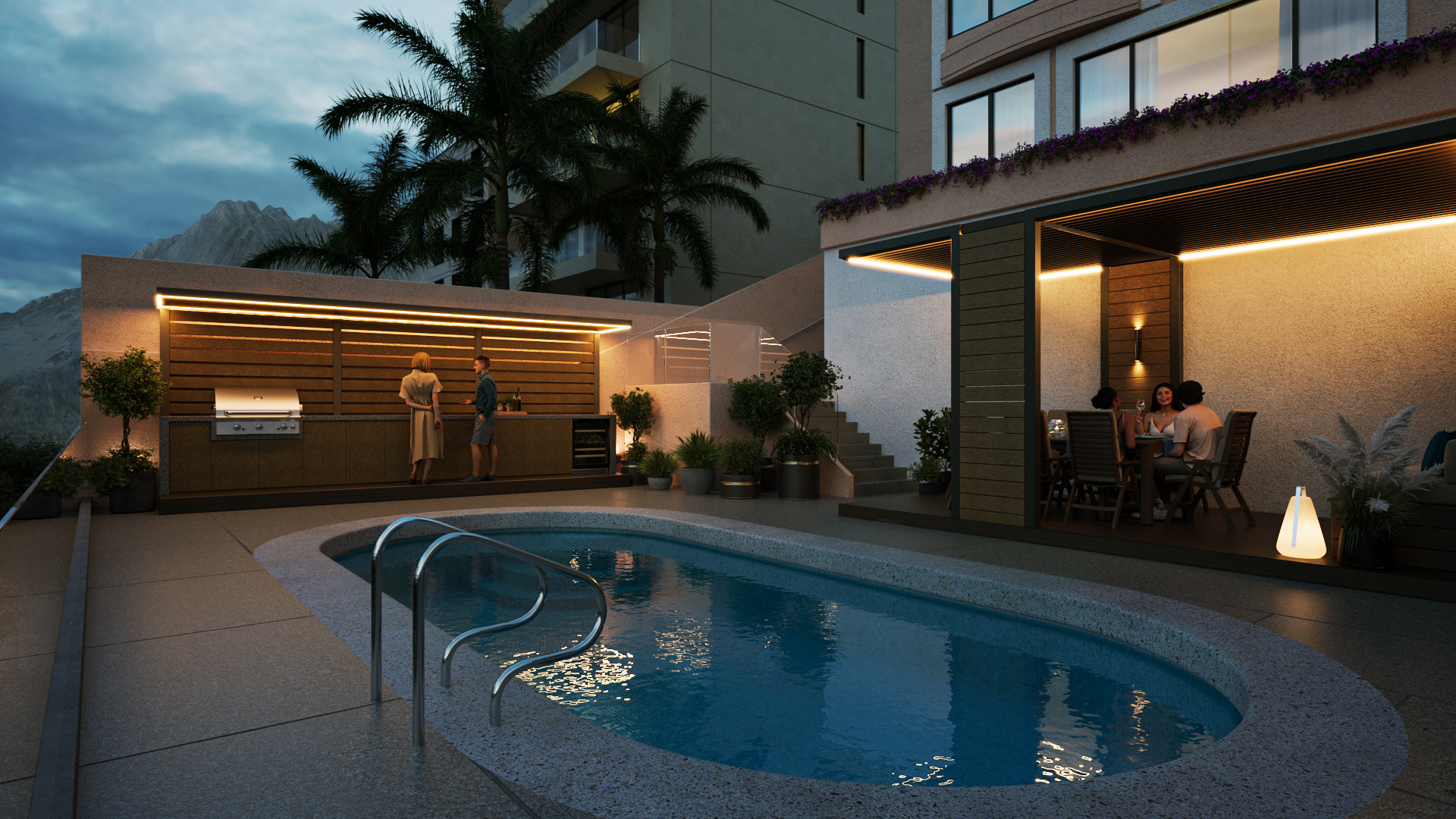 Moorechendesign - [Our New Project Reveal] The poolside...