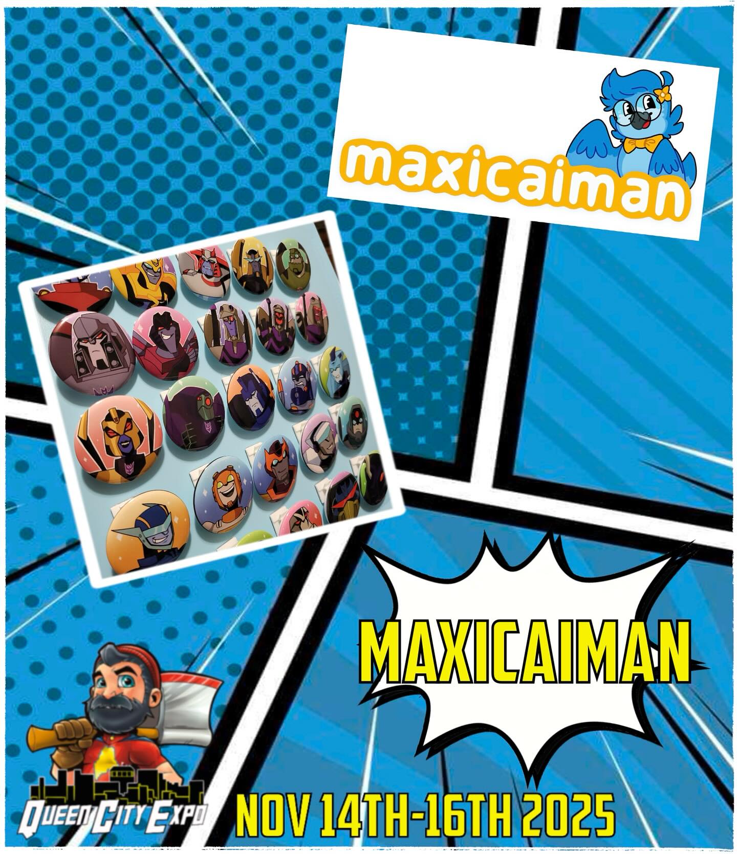 Queen City Expo - 🌟 Vendor Spotlight: Maxicaiman 🌟 💥 From... | Facebook
