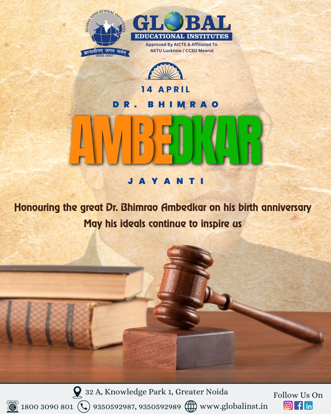 Global - Honoring the legacy of Dr. B.R. Ambedkar – a visionary ...