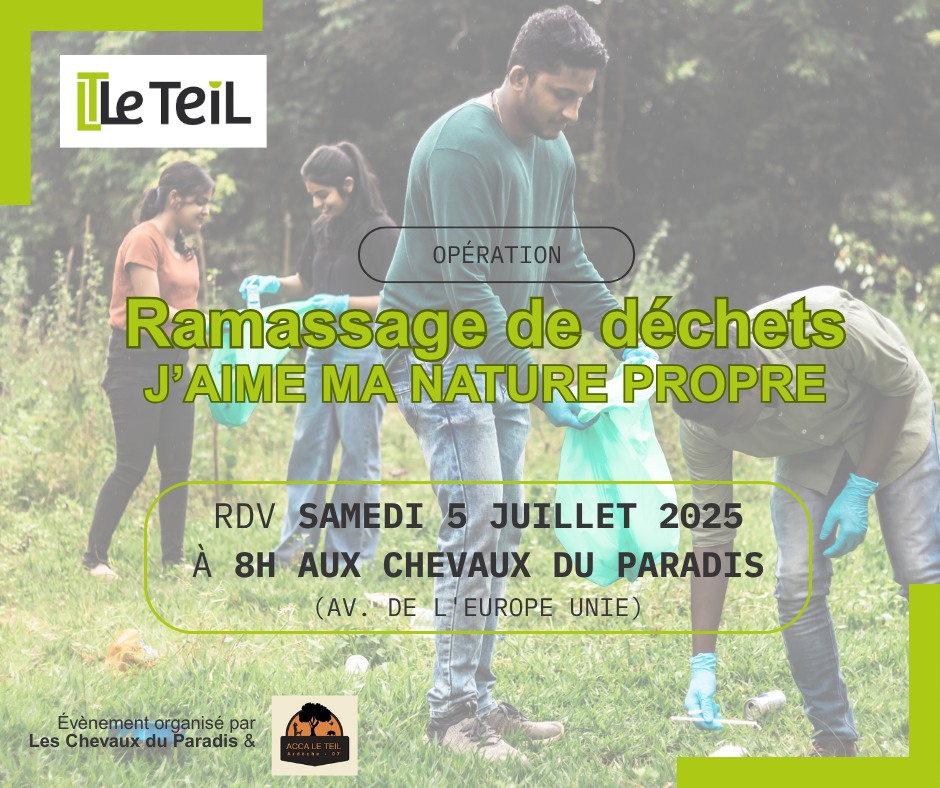 Commune - ♻️🌿 J’AIME MA NATURE PROPRE – OPÉRATION RAMASSAGE DE DÉCHETS ...