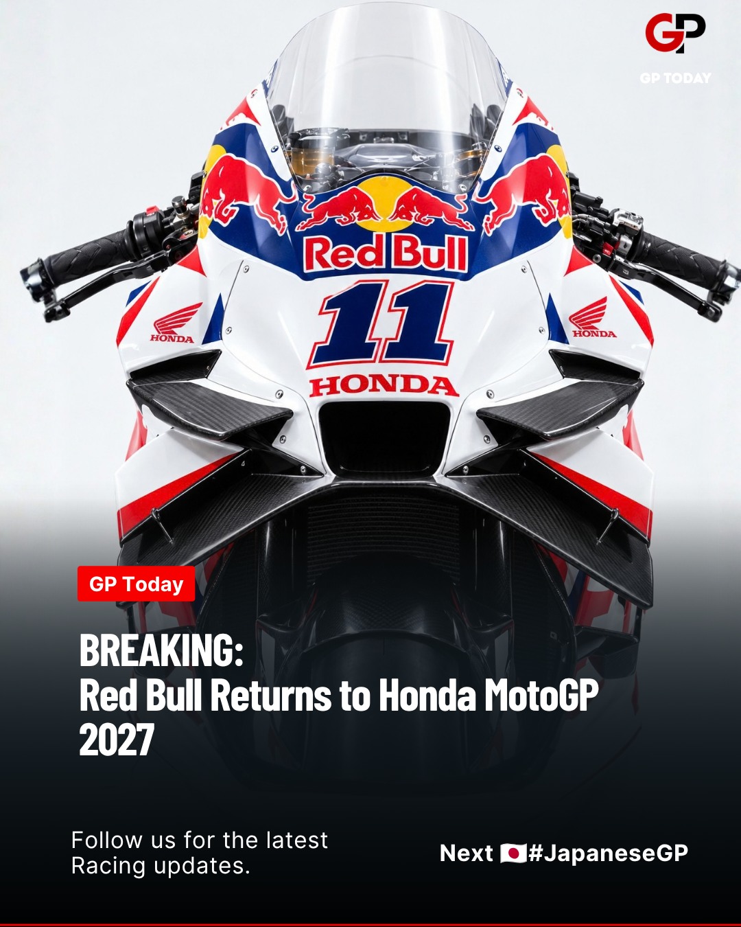 Honda announces major sponsorship deal with Red Bull #MotoGP #RedBull
