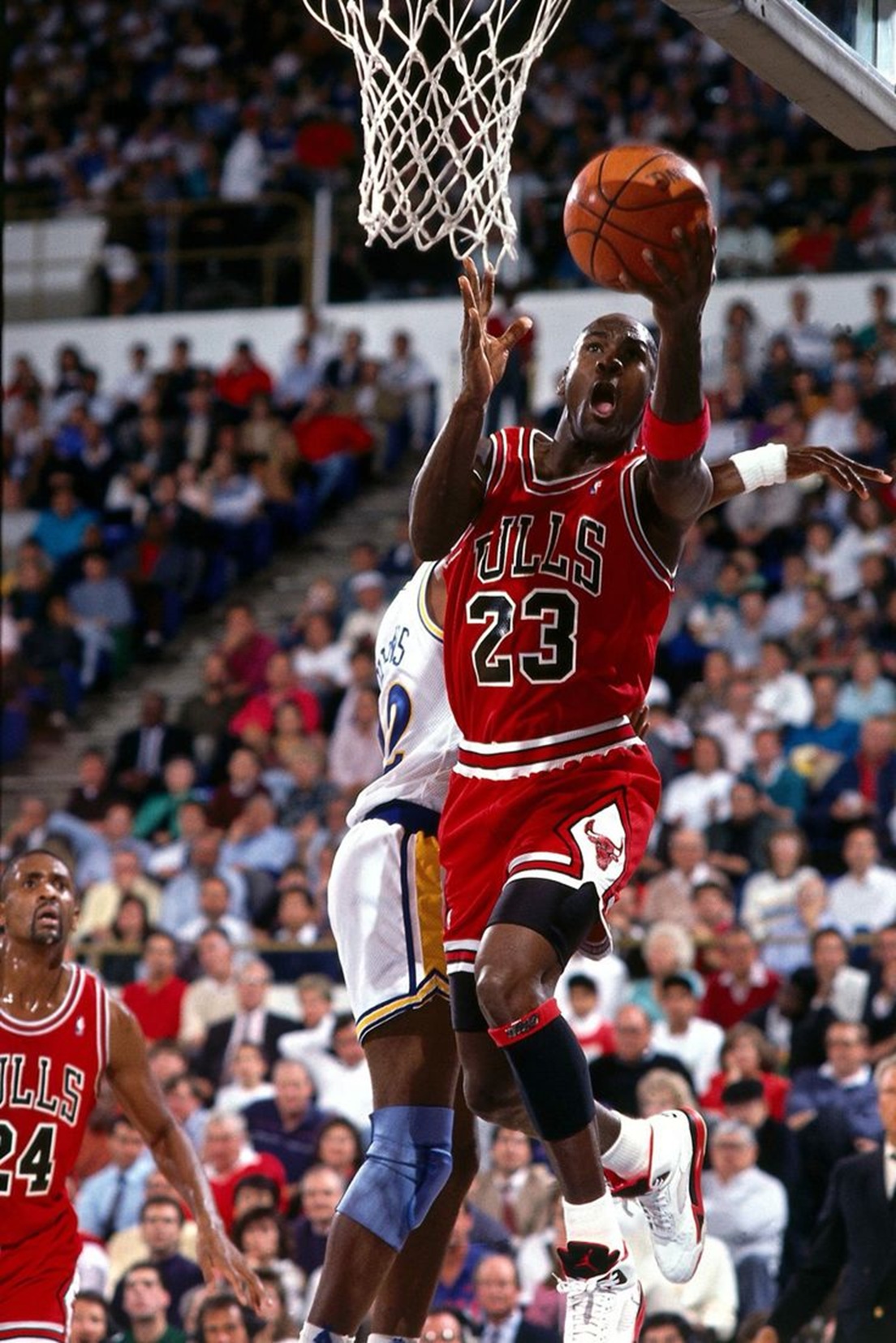 1990: NBA's greatest player Michael Jordan of the Chicago Bulls