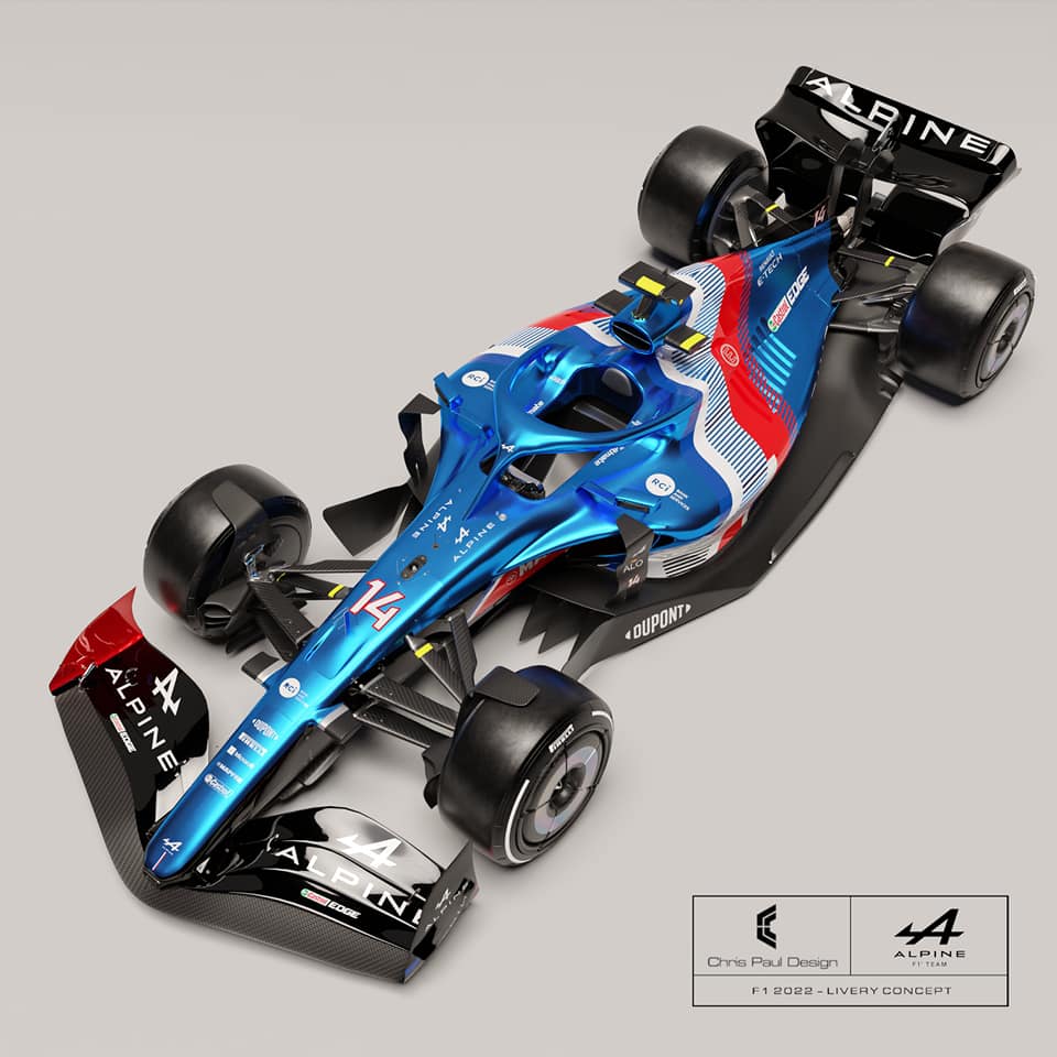 F1 Racing BiH - Livery Alpine bolida za sezonu 2022.... | Facebook