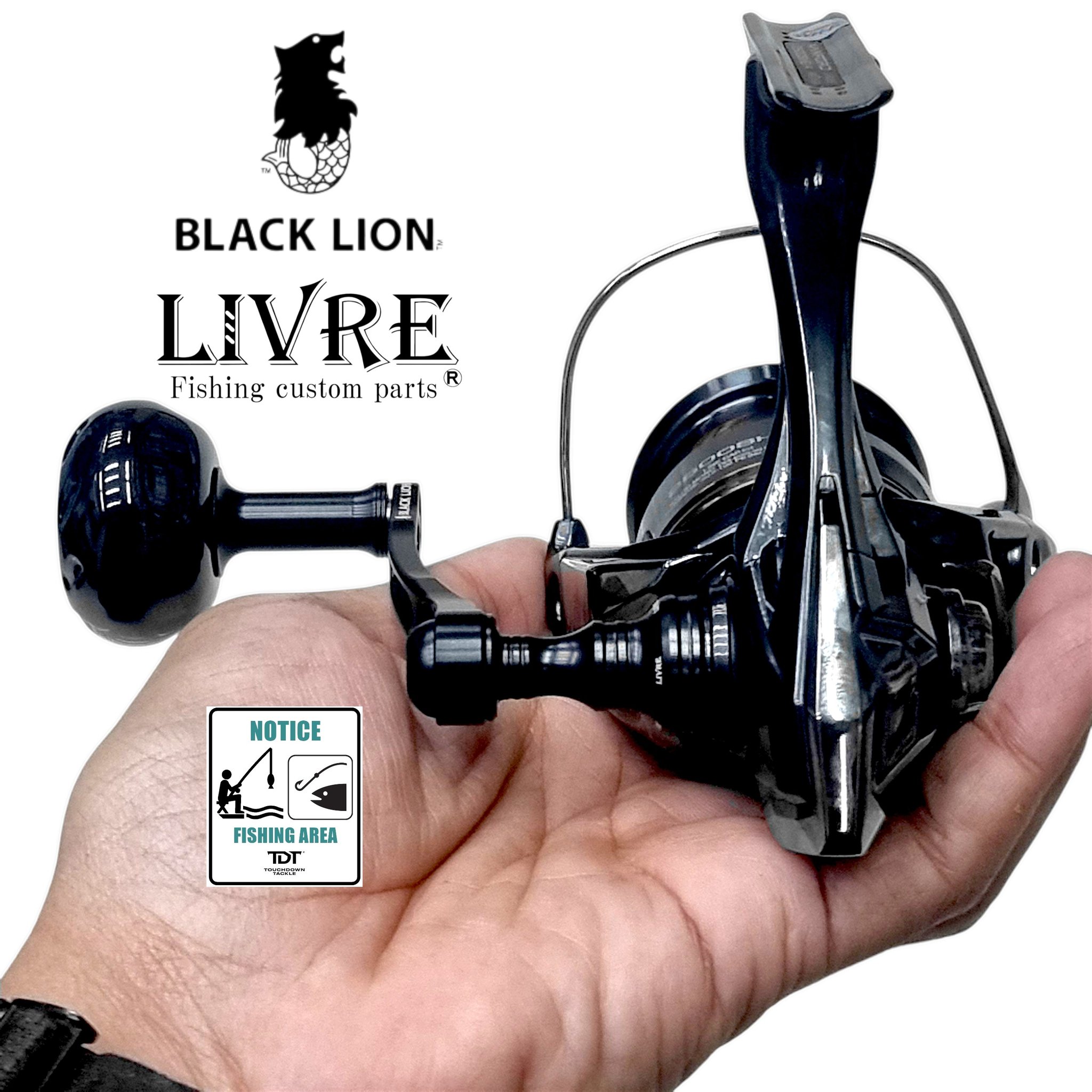 แขนดำปี๋ Livre Light Arm 58 Blacklion Limited S2 For Shimano 1000