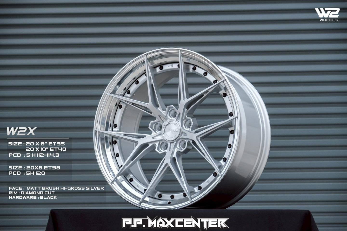 P.P.Max Center - 🚨W2 Wheels 20” 2 PIECE Wheels ลาย W2X... | Facebook