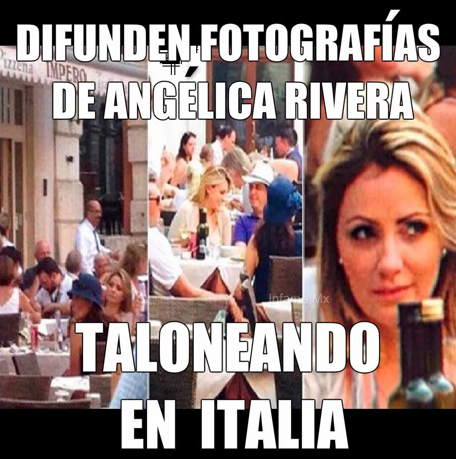 Infame Mx - Difunden fotografías de Angélica Rivera #Taloneando en ...