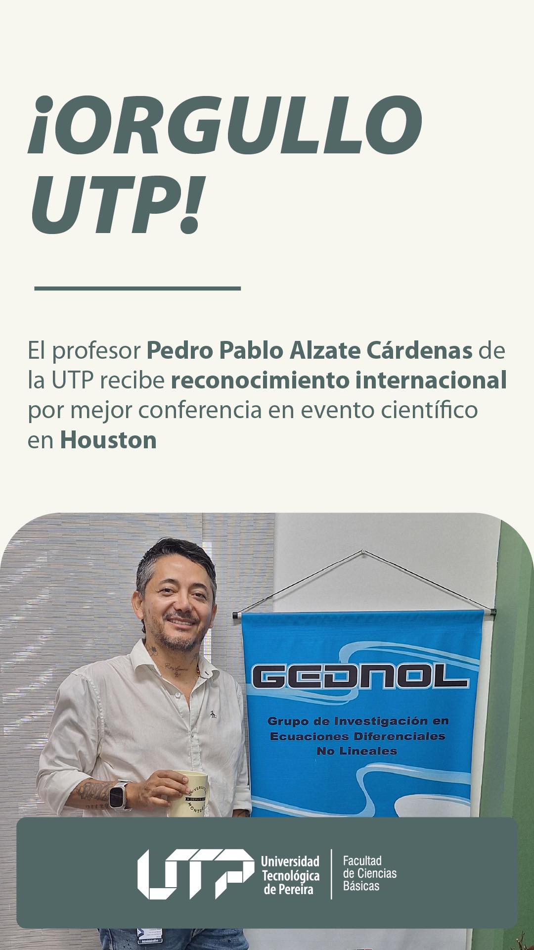 🚨 ¡Orgullo UTP! El... - Universidad Tecnológica de Pereira | Facebook