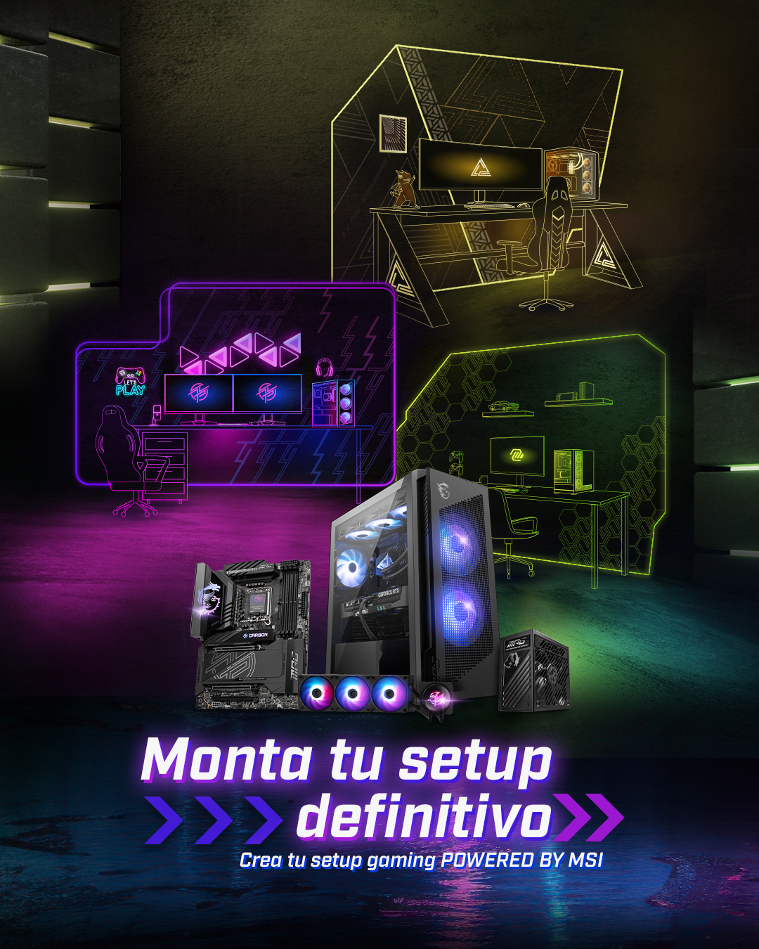 MSI - Monta tu setup definitivo - Crea tu setup gaming con # ...