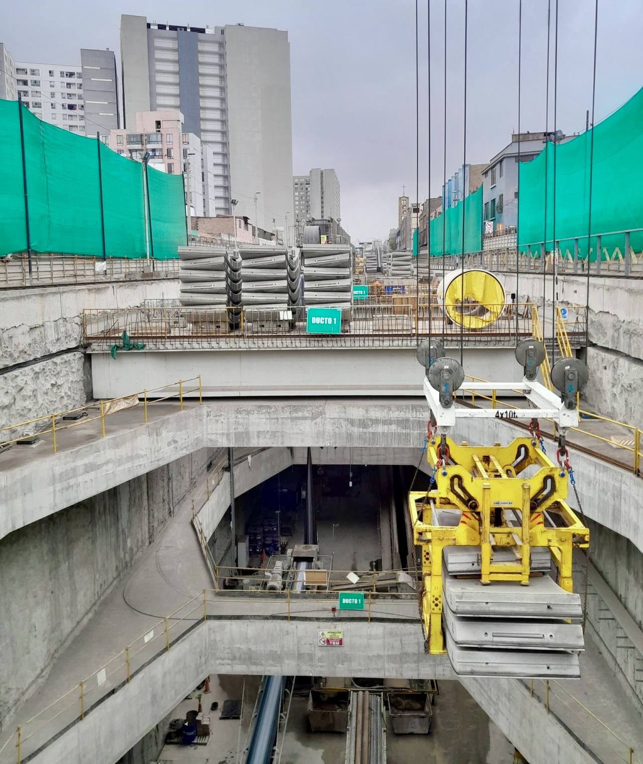Metro - Ⓜ️ Obras de construcción del Intercambiador L2/L1 28 de Julio ...