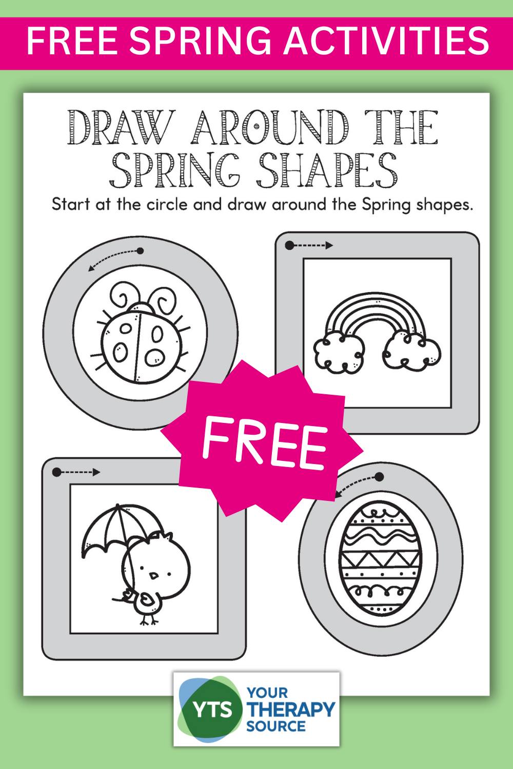 🌸 Spring into OT fun! 🌼 This FREE... - Your Therapy Source | Facebook