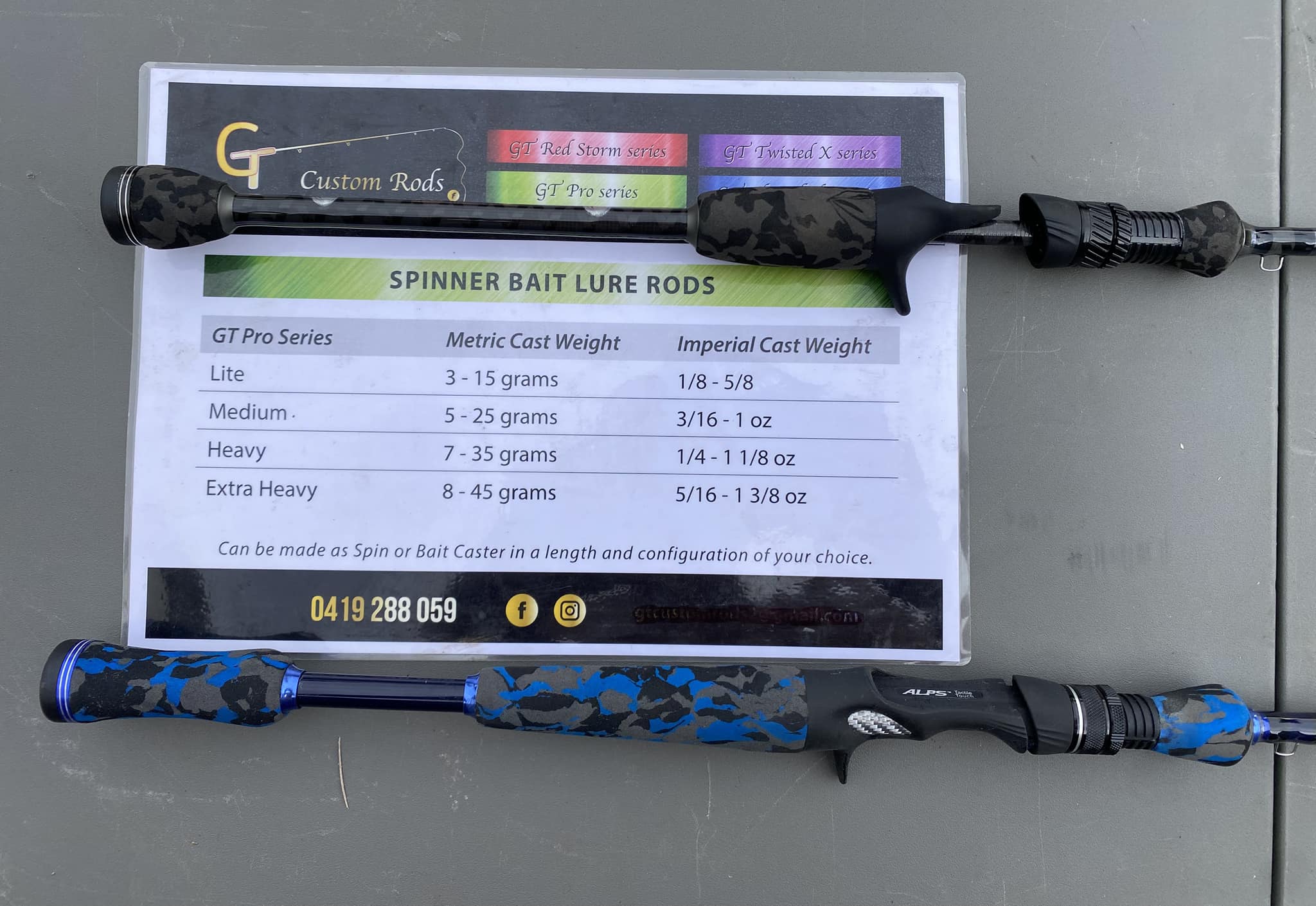 GT Custom Rods