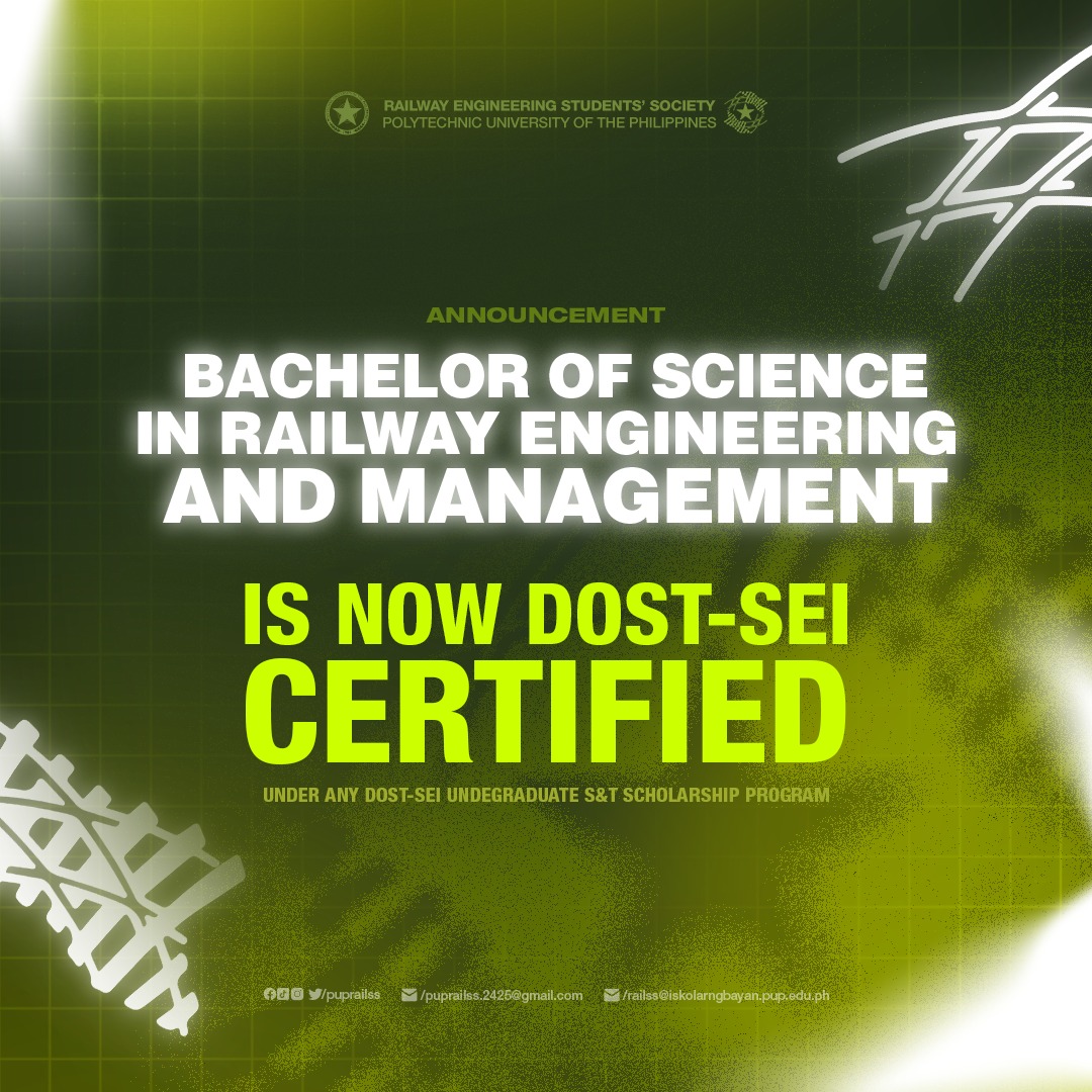 PUP - BSREM IS NOW DOST-SEI CERTIFIED Starting Academic Year 2025–2026 ...