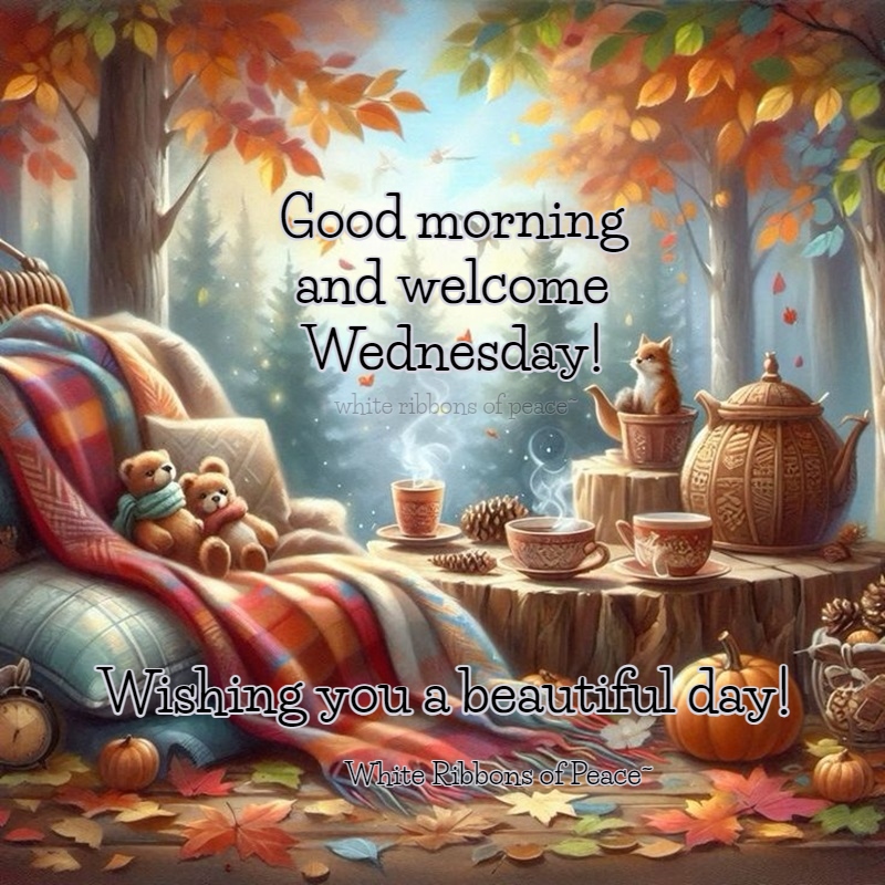 White - ˏˋ°•*⁀ ☕Good morning and welcome Wednesday! Wishing you a ...