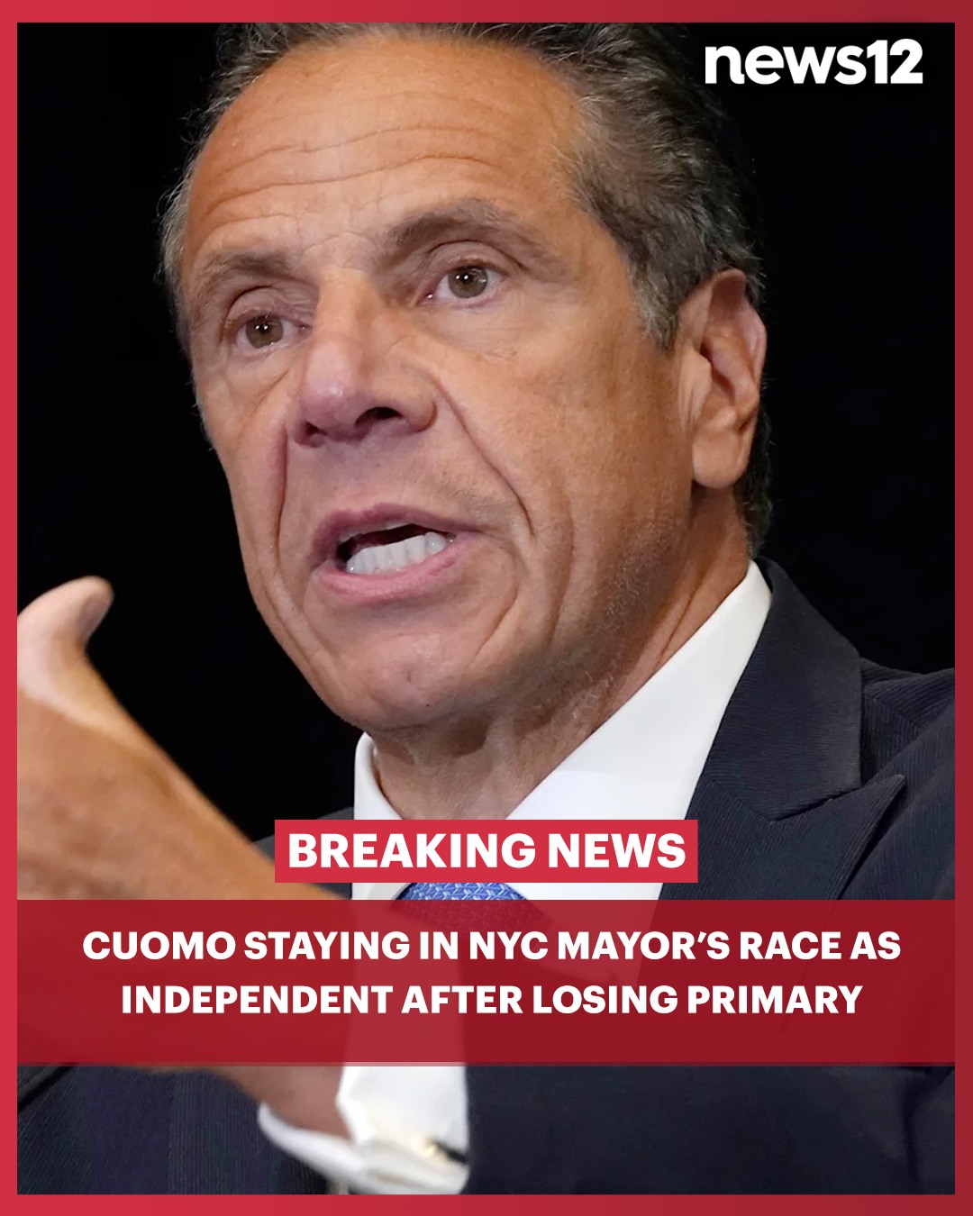 News - BREAKING NEWS: Cuomo to stay in NYC mayor’s race as independent ...