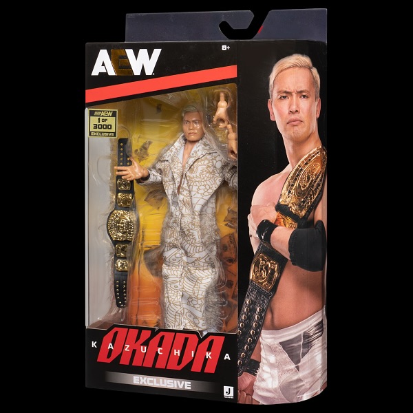 Limited edition Kazuchika Okada action figure available