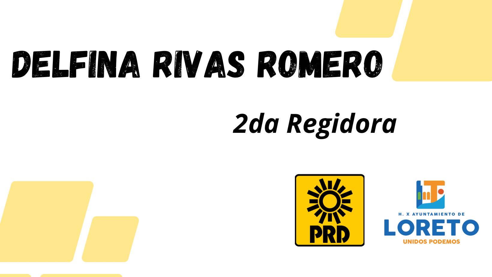 Regidora Delfina Rivas Romero