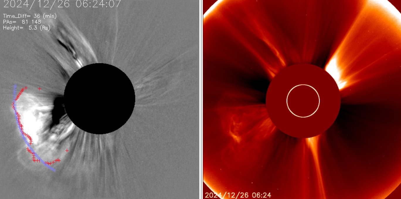 Updated coronagraph imagery... - Space Weather by SolarHam | Facebook
