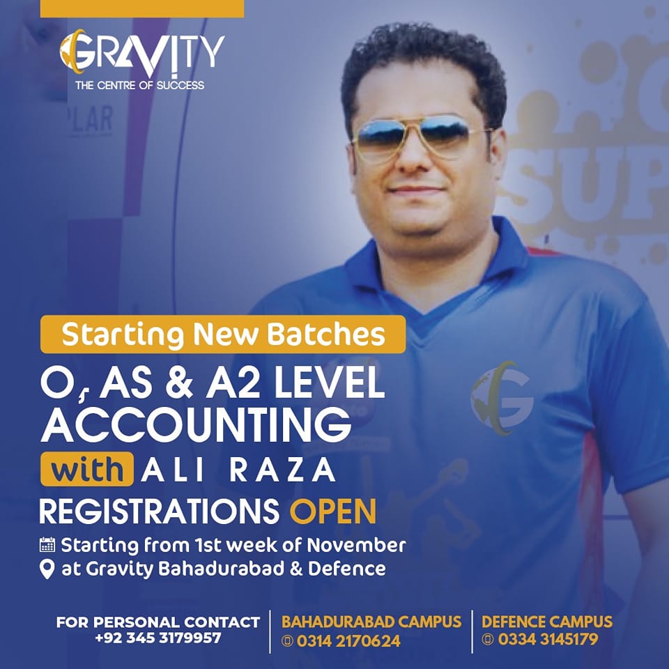Sir Ali Raza is... - Gravity Institute for O & A Level