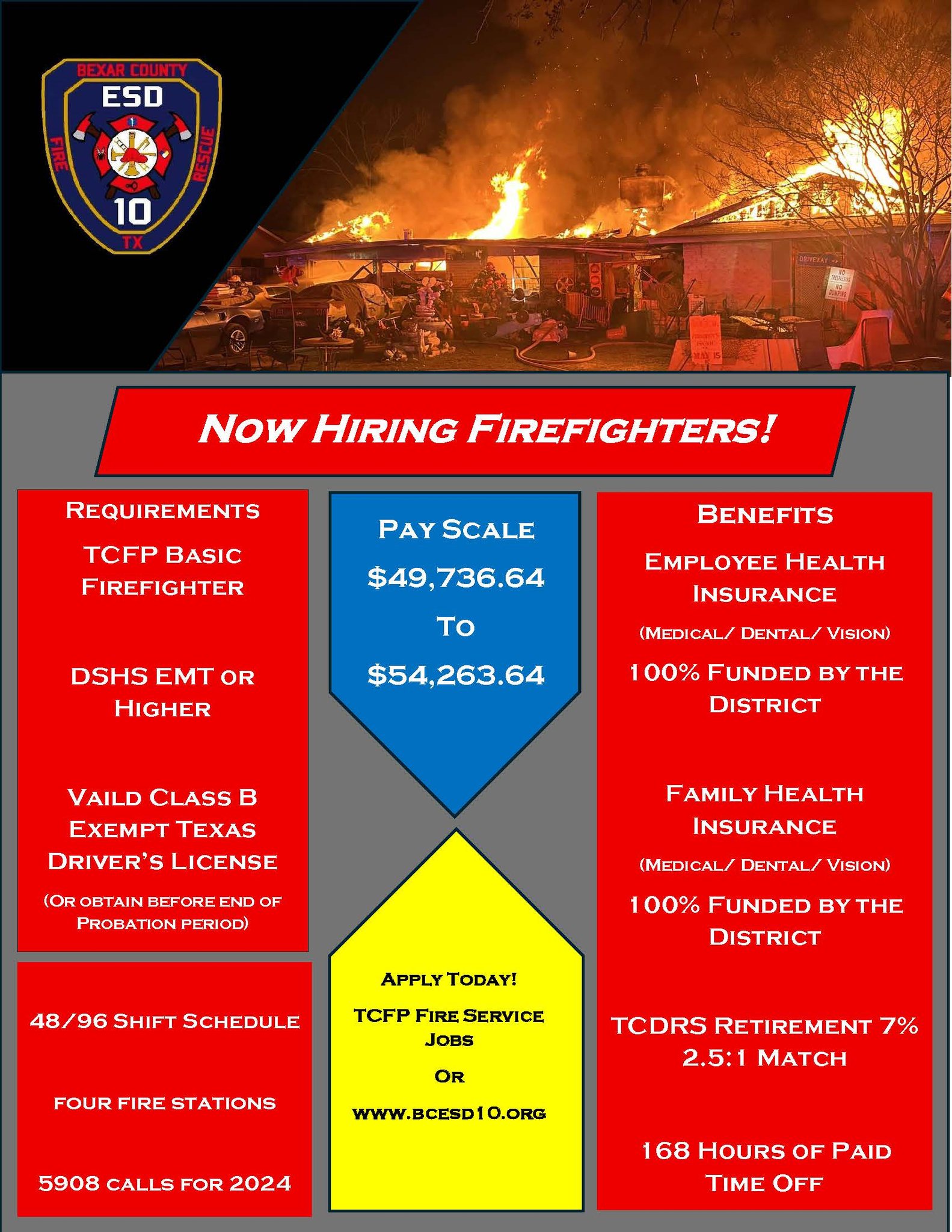 Bexar County ESD #... - Bexar County ESD # 10 Fire Division