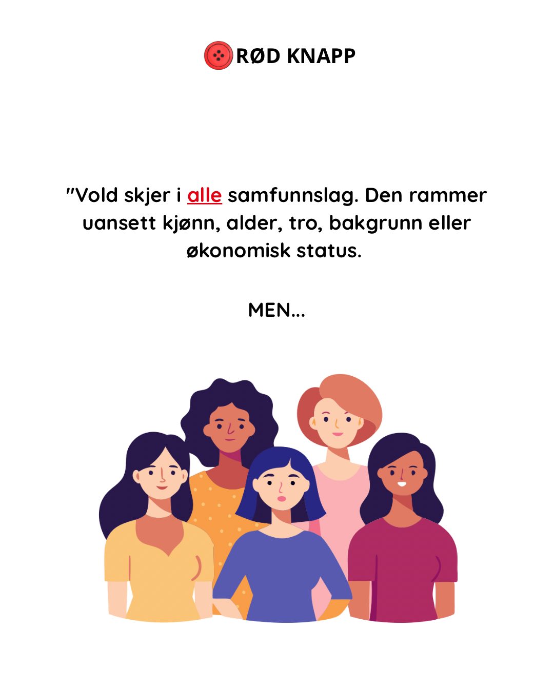 Rød Knapp - Stopp vold mot kvinner