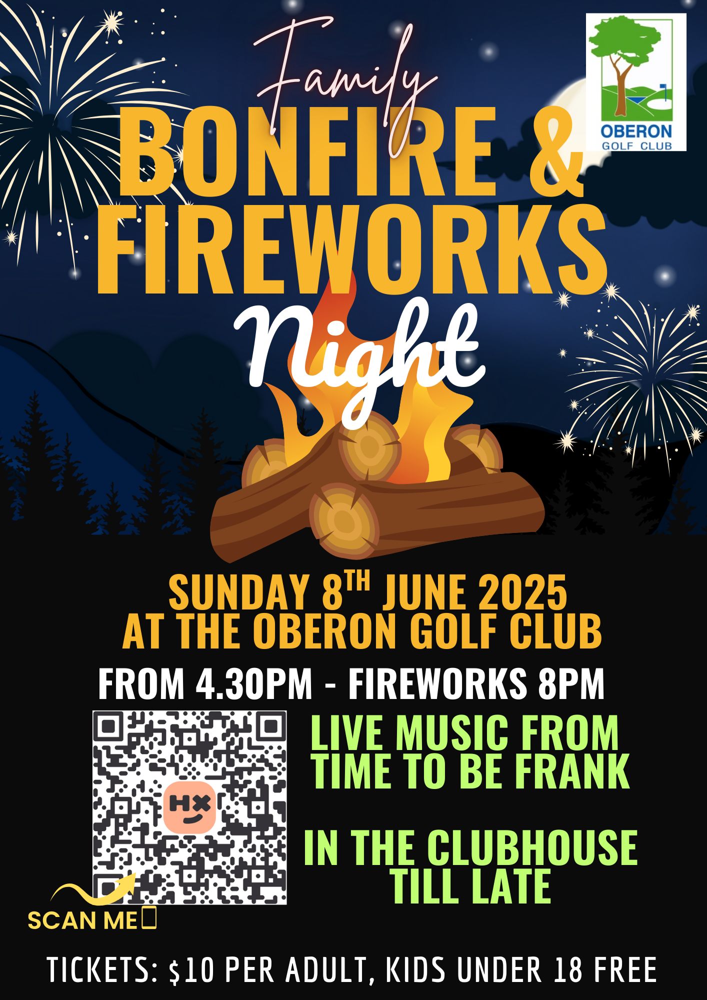 Experience - 🔥🎆 This Weekend in Oberon! Bonfire & Fireworks Night 🎶 Get ...