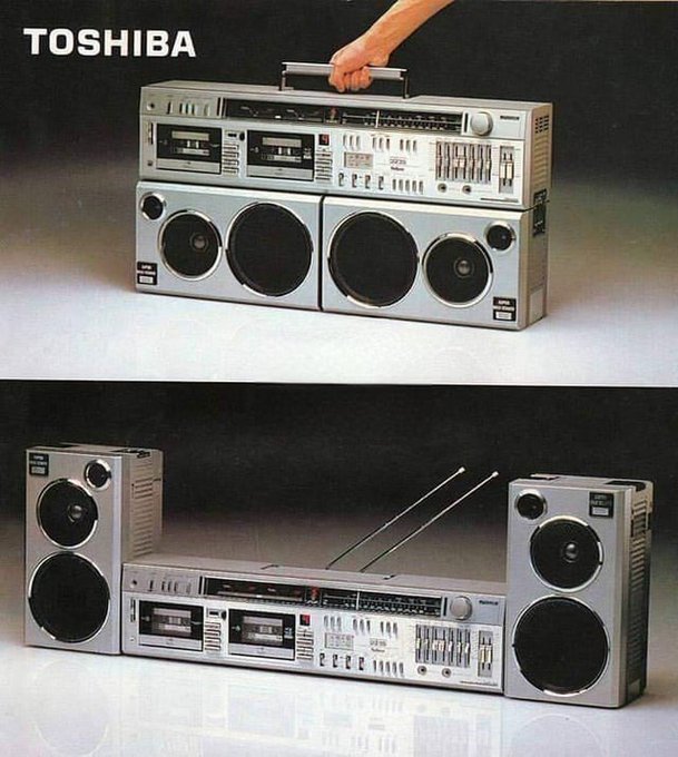 The classic Toshiba RT-S98 Mackenzie from 1982