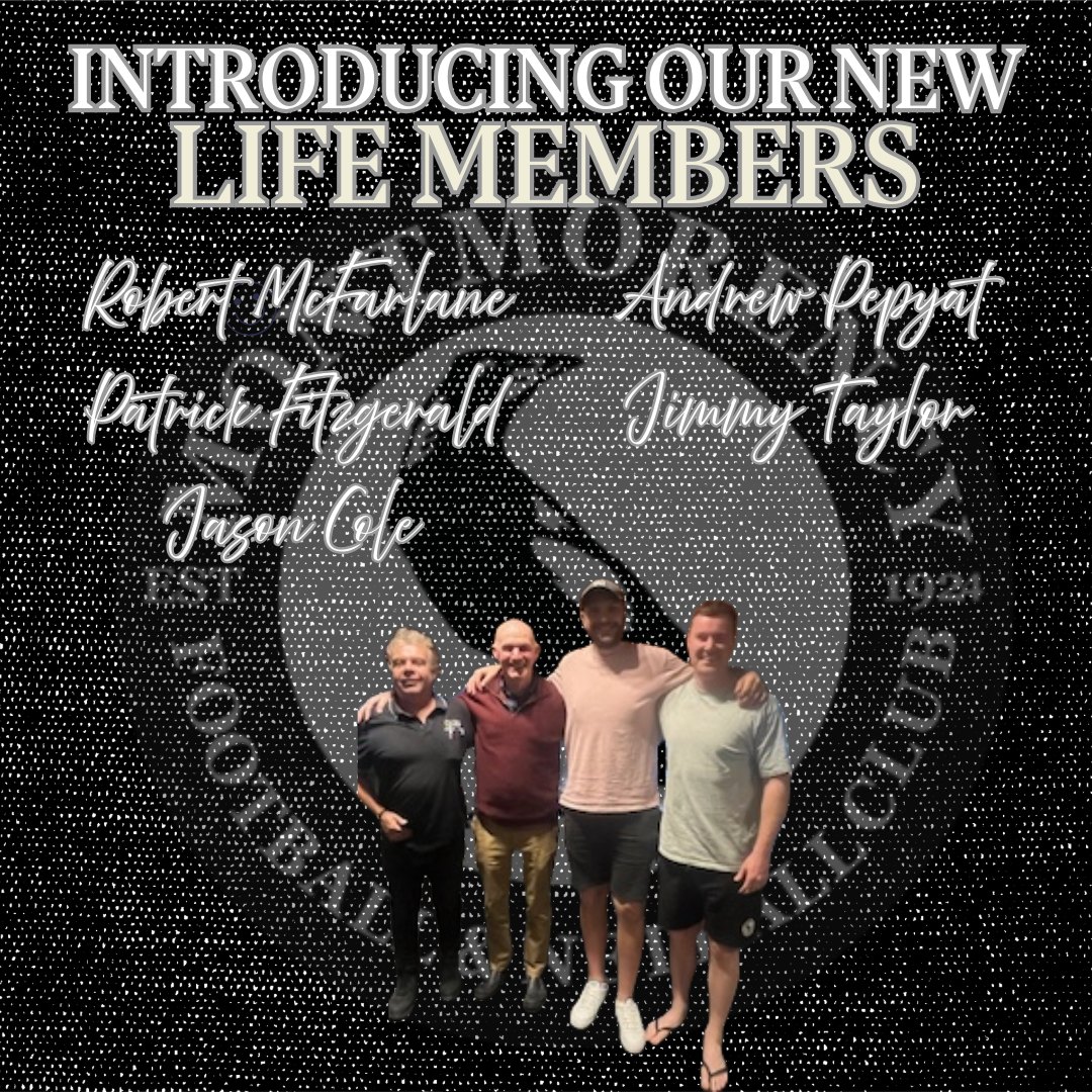 Montmorency - 🖤🤍 INTRODUCING OUR NEW LIFE MEMBERS 🖤🤍 Last evening we ...