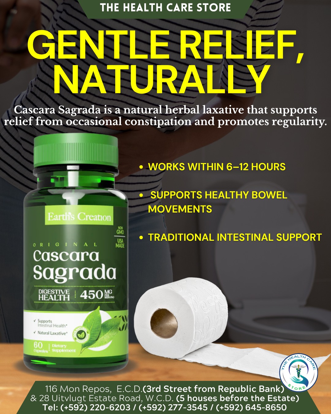 🌿 Gentle Relief, Naturally! Say goodbye to occasional constipation with ...