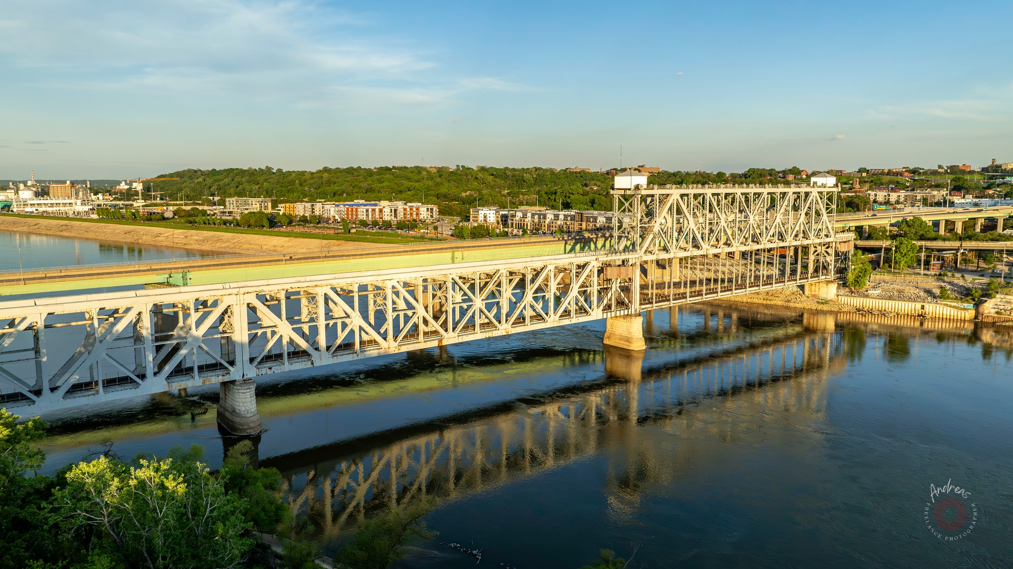 Photography - The ASB Bridge, officially known as the Armour-Swift ...