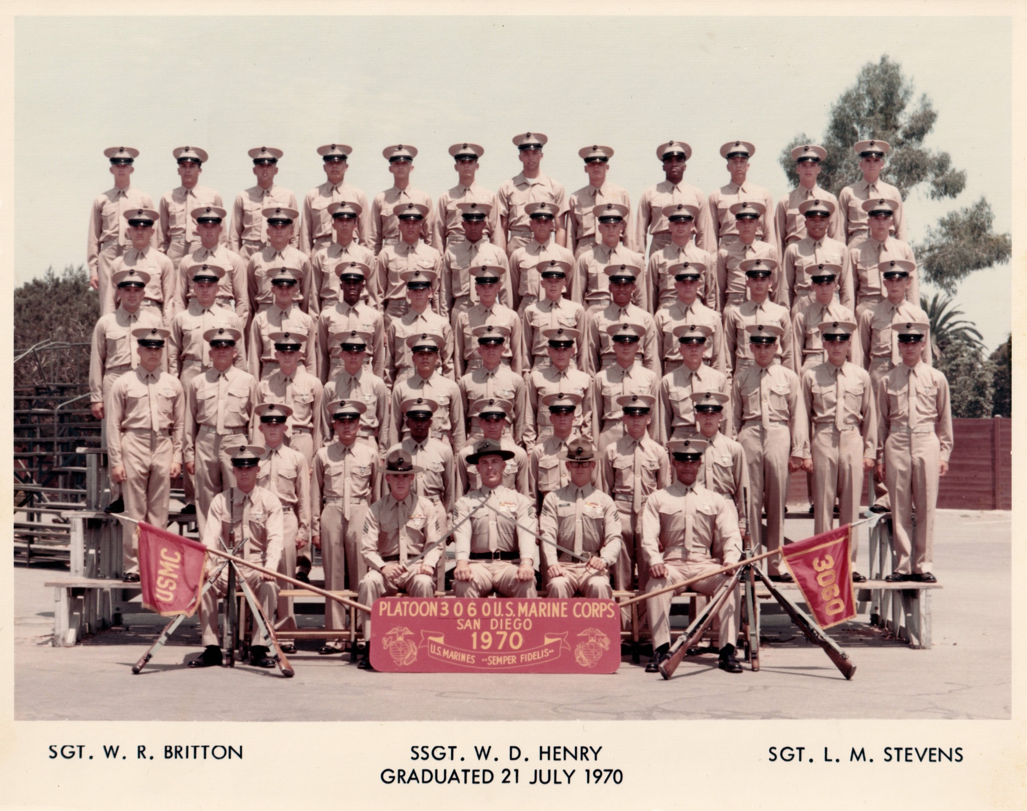 1970 MCRD San Diego platoon 3060 photos