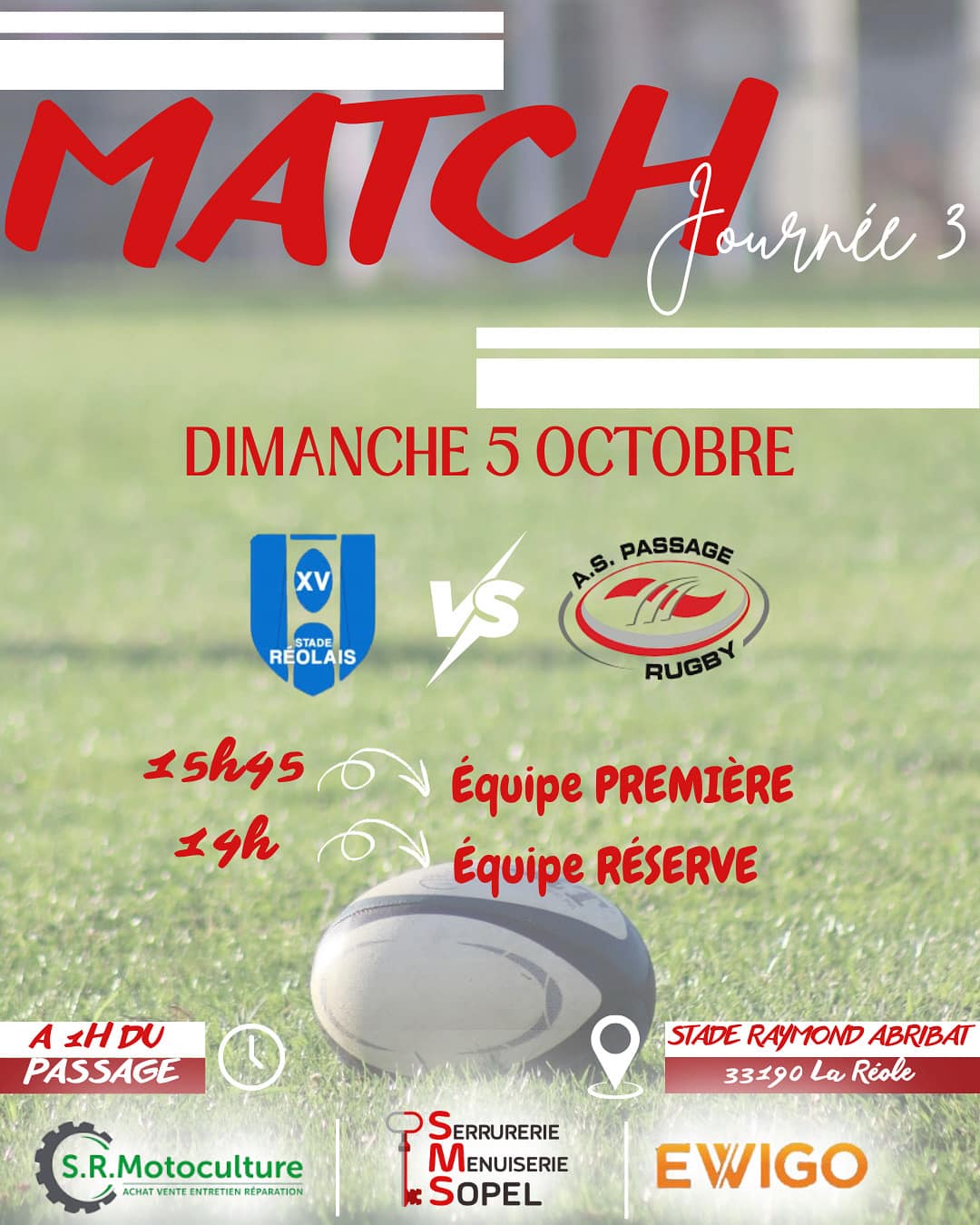 Association - 🔥 3ème journée – Dernier match du premier bloc ! 🔥 Ce ...