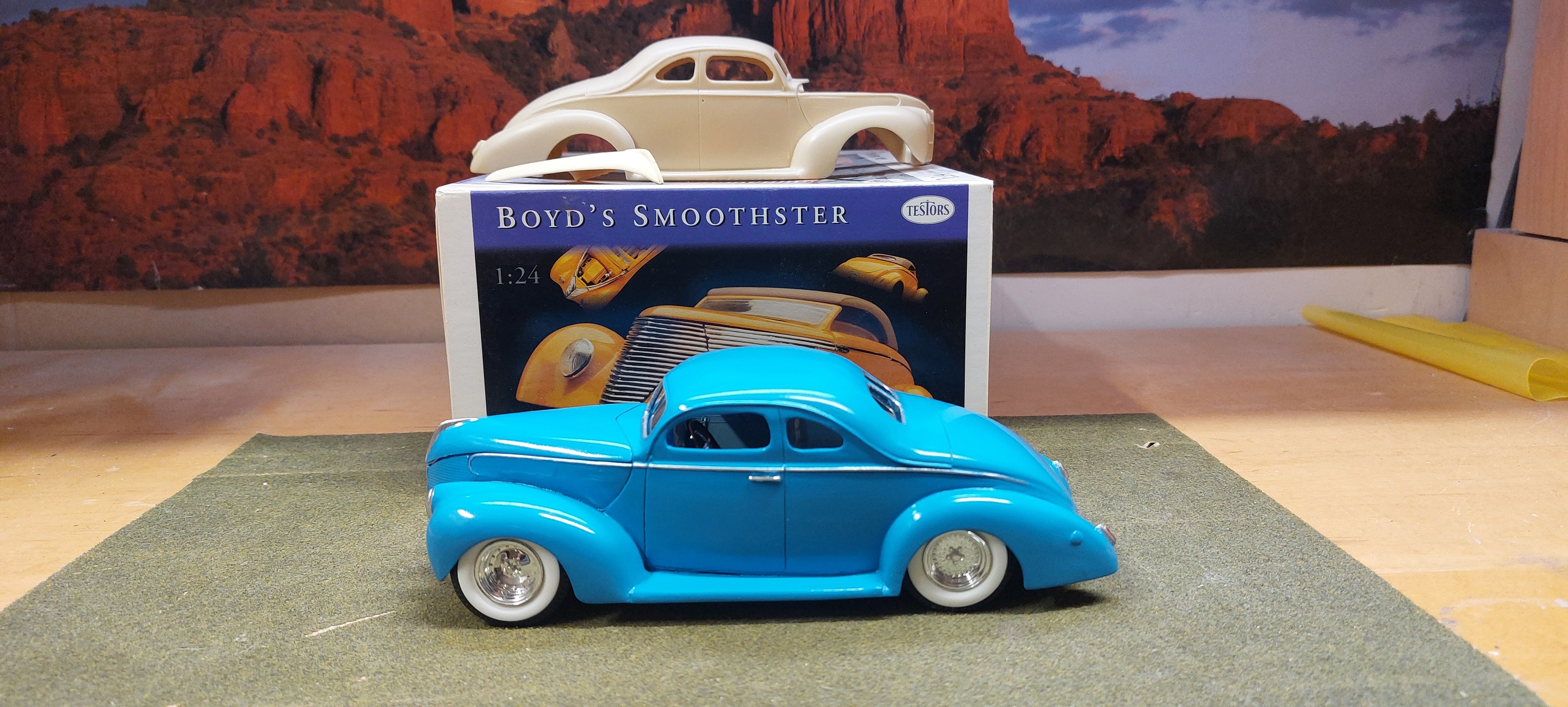 Building Revell's 1:25 '40 Ford Standard Coupe chassis